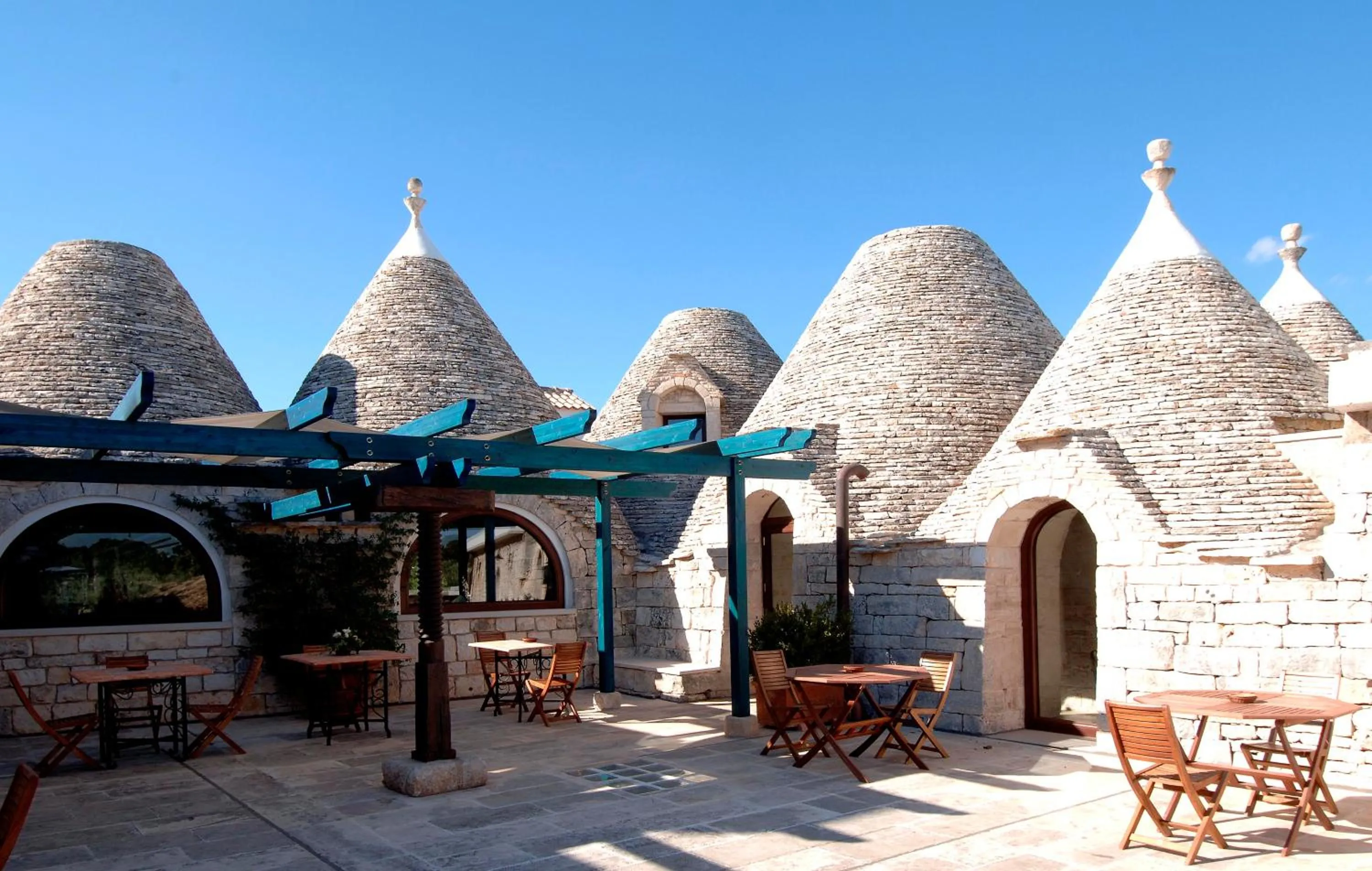 Patio in Masseria Chiancone Torricella