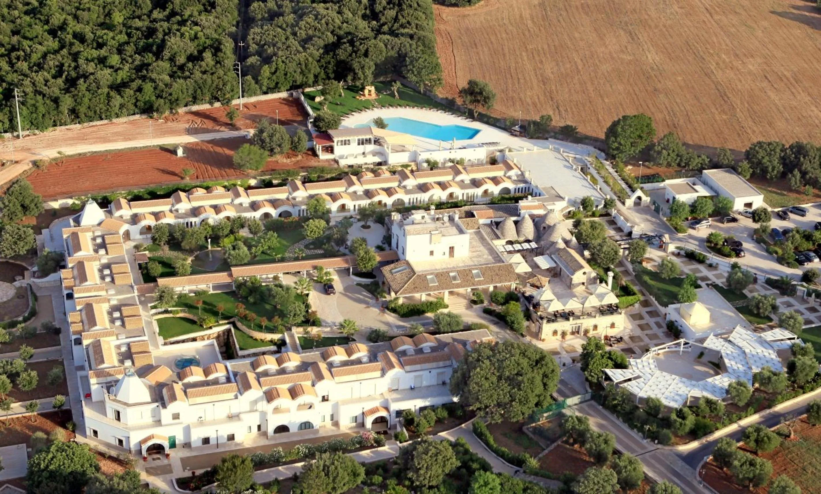 Bird's eye view in Masseria Chiancone Torricella