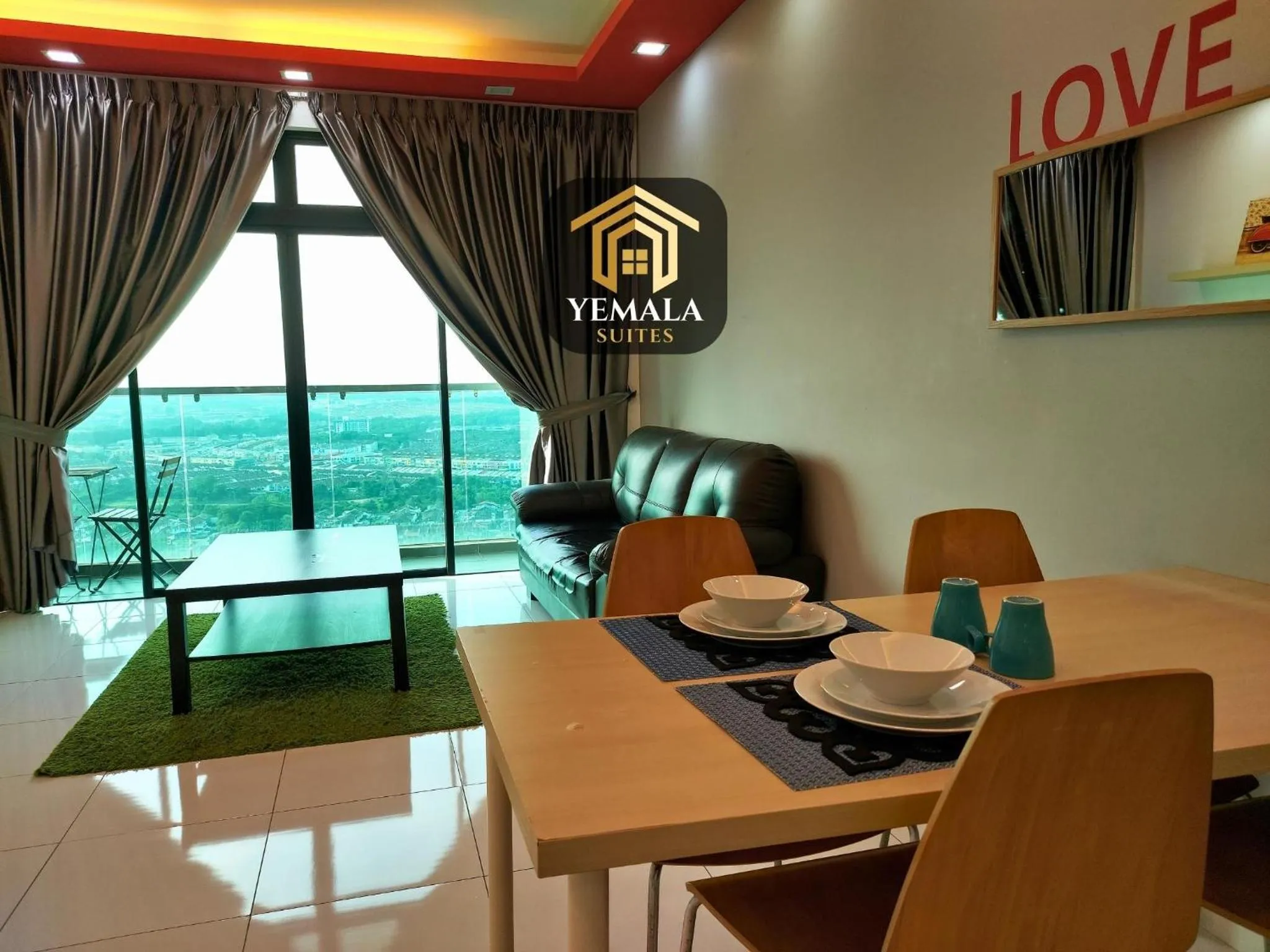 Living room in Yemala Suites at Skyloft - Johor