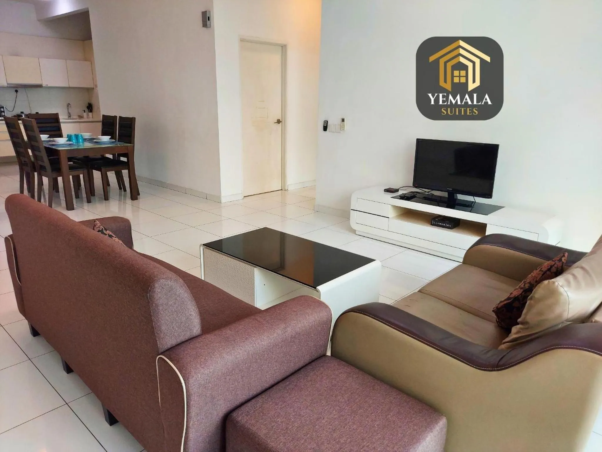 Living room in Yemala Suites at Skyloft - Johor