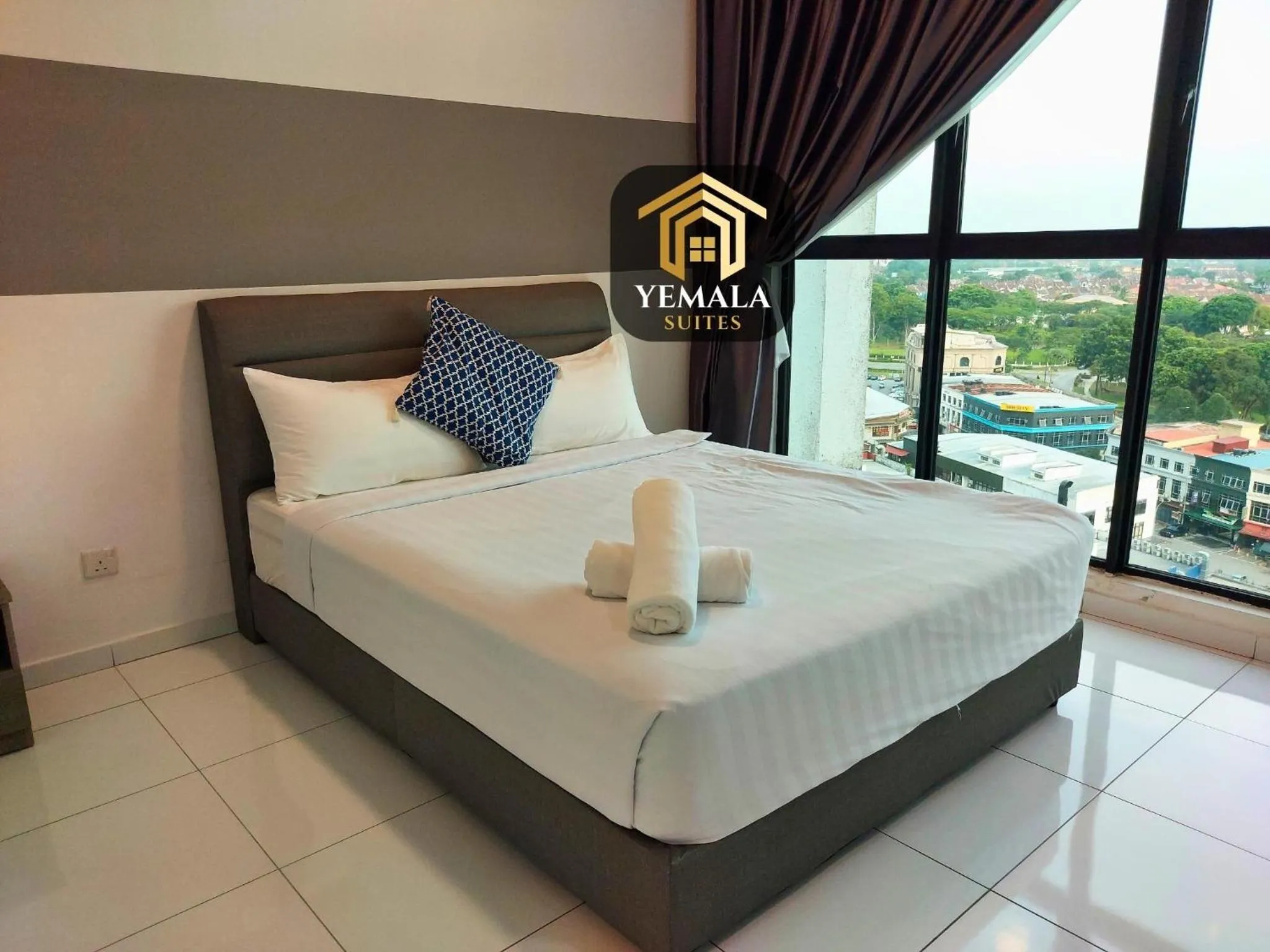Bed in Yemala Suites at Skyloft - Johor