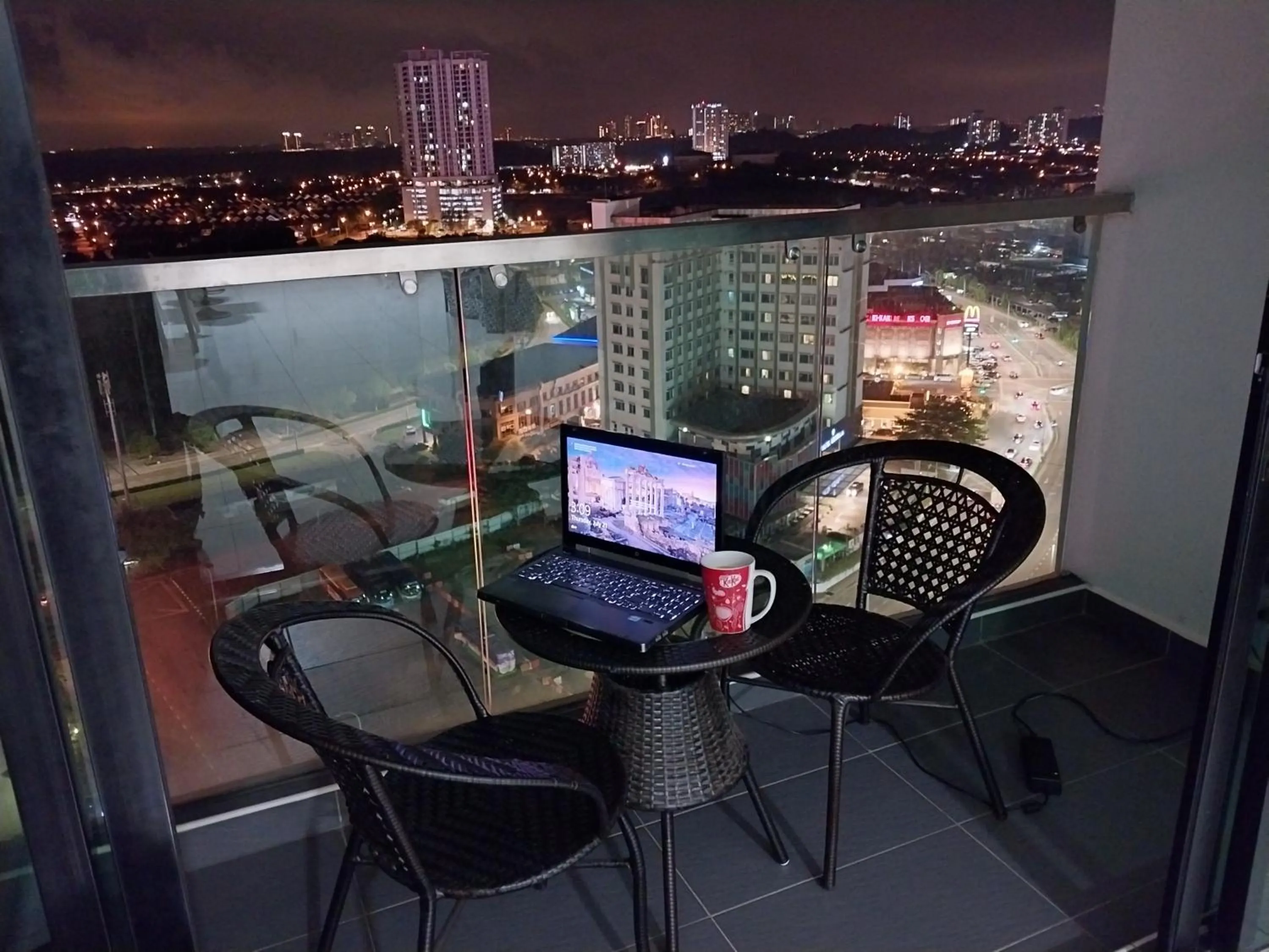 Balcony/Terrace in Yemala Suites at Skyloft - Johor