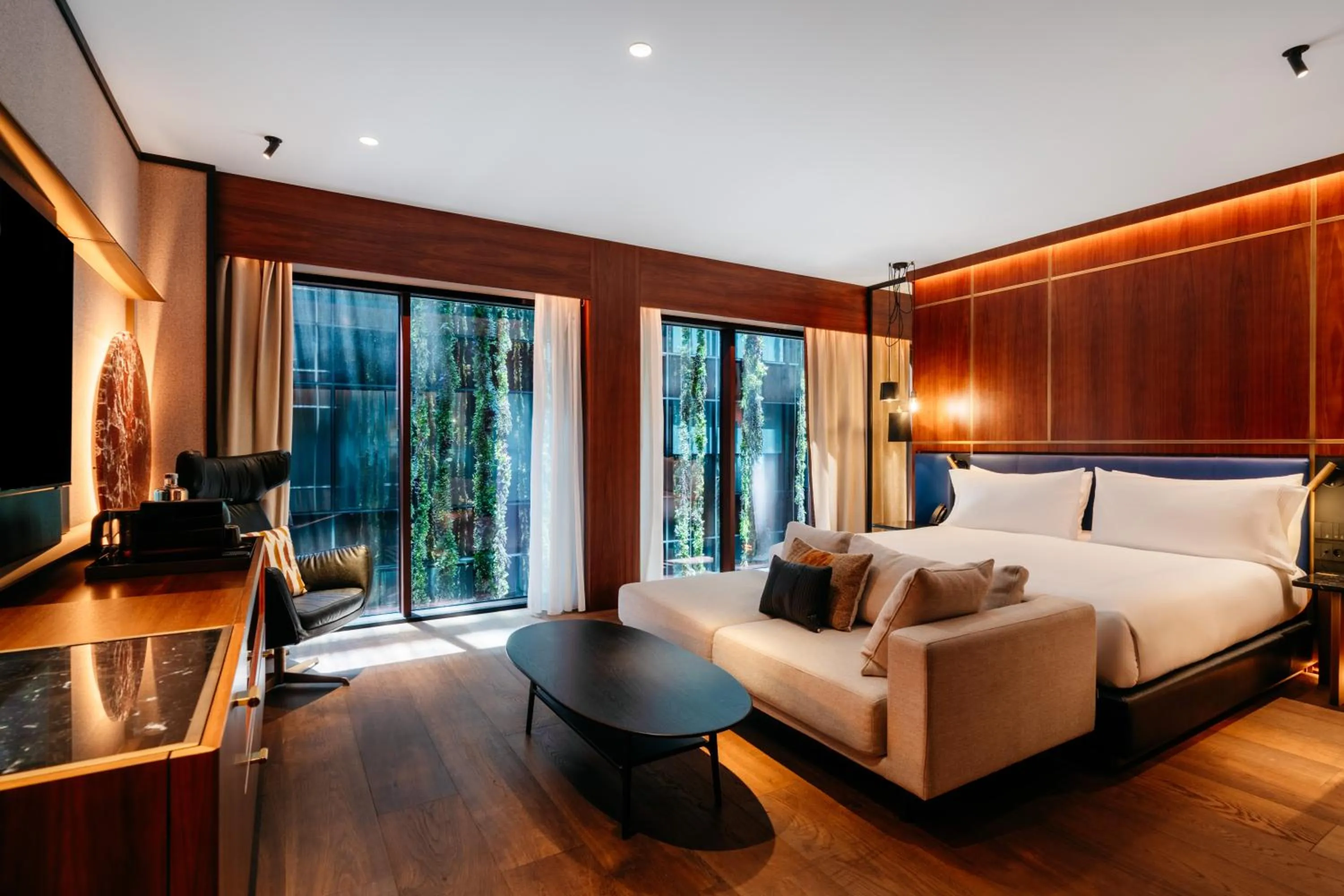 Bed in Thompson Madrid, by Hyatt