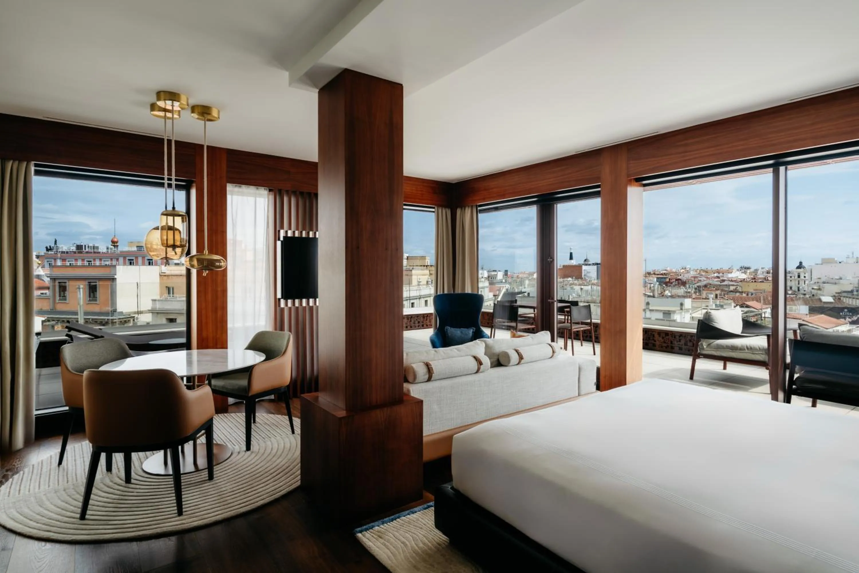 Bed in Thompson Madrid, by Hyatt