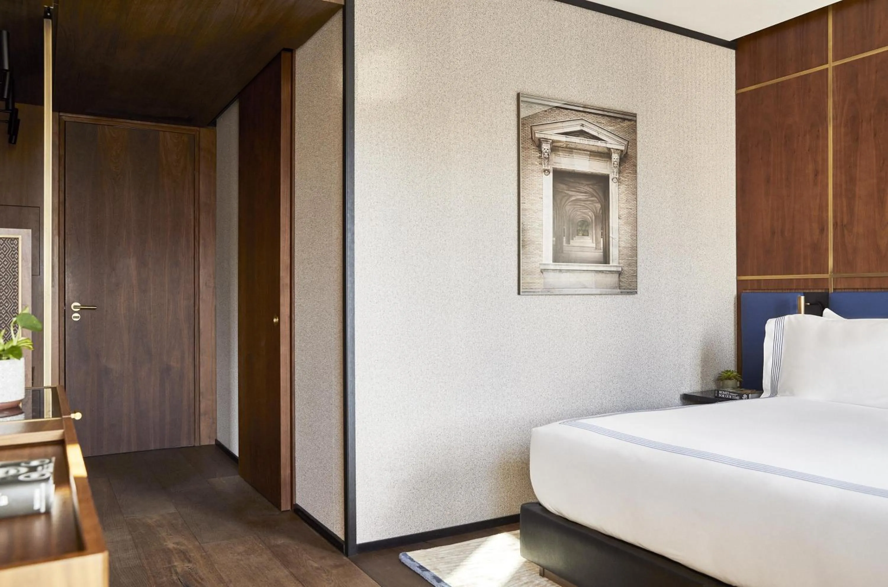 Bed in Thompson Madrid, by Hyatt