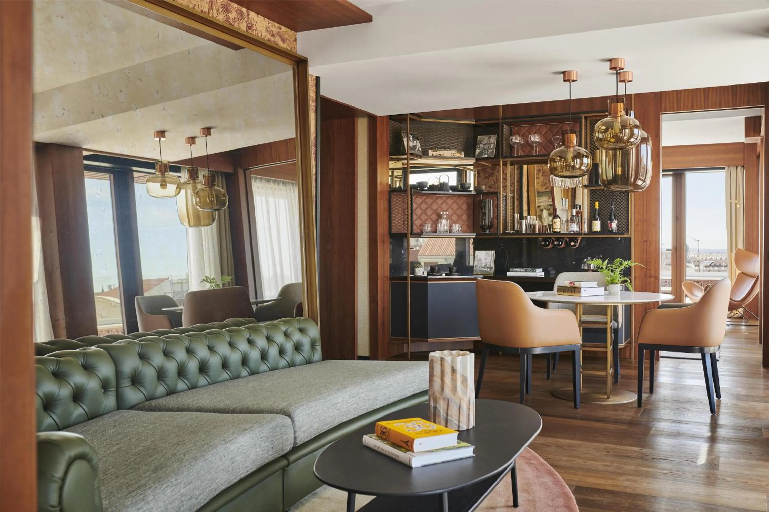 Living room in Thompson Madrid, by Hyatt