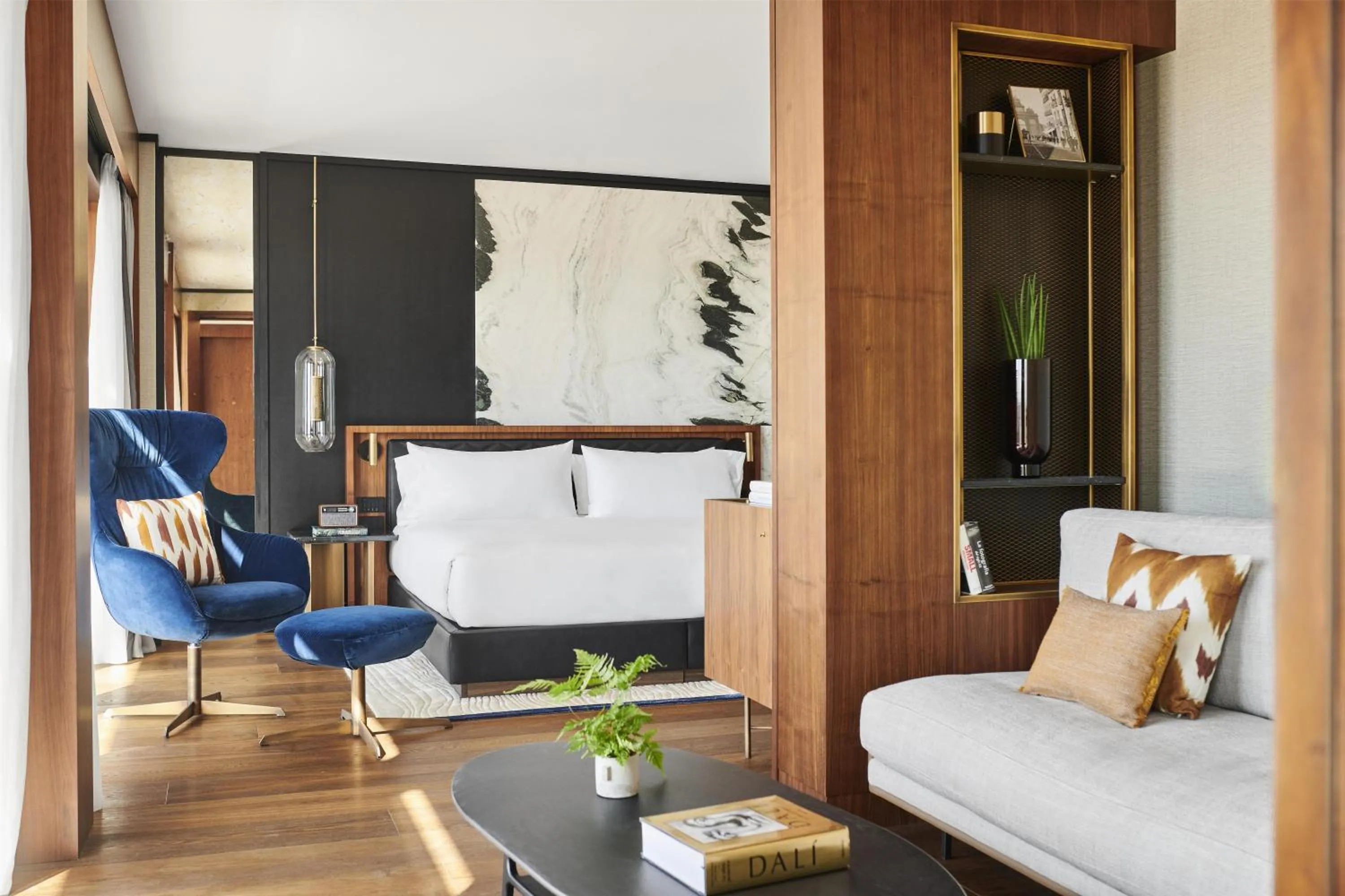 Bed in Thompson Madrid, by Hyatt