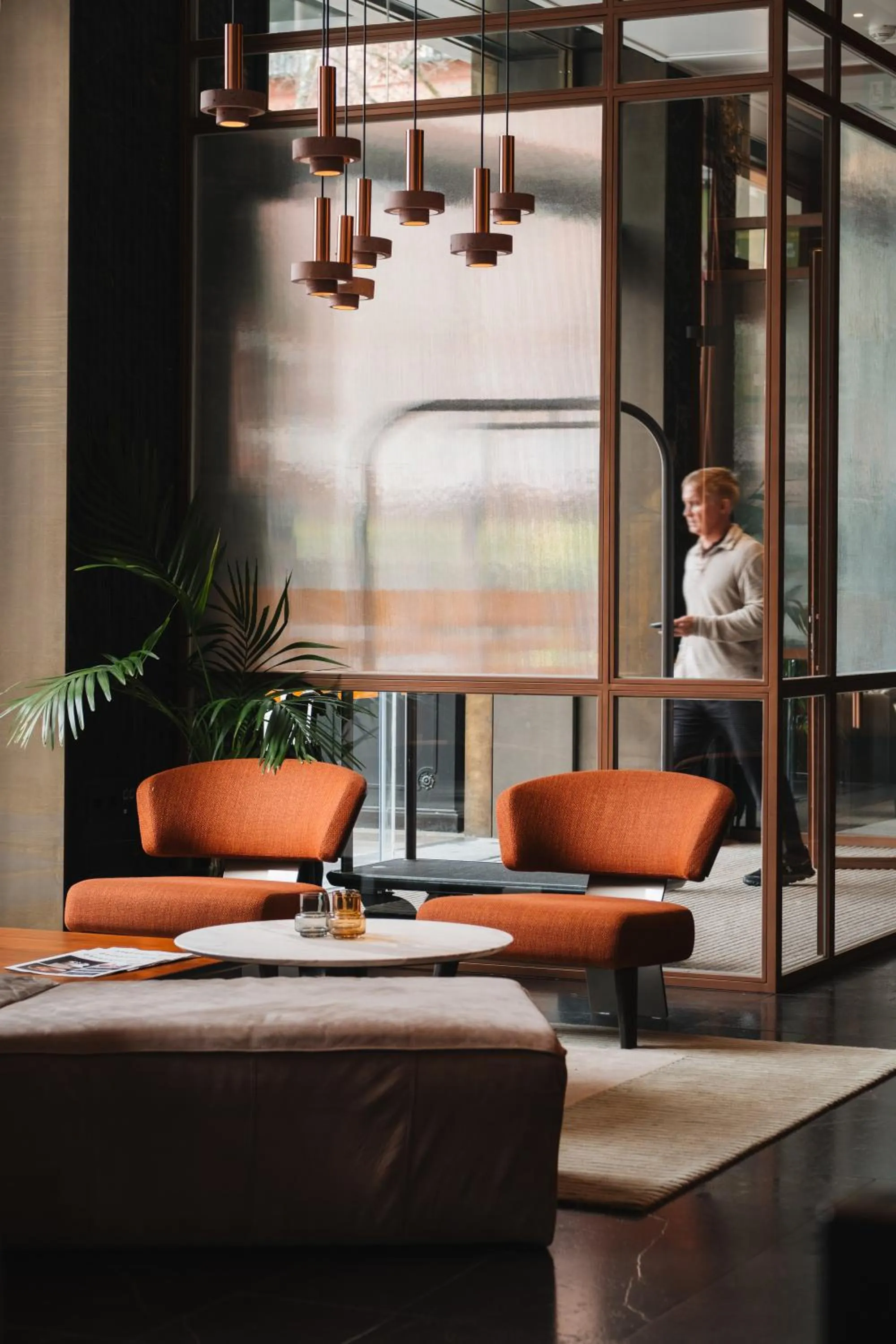 Lounge or bar in Thompson Madrid, by Hyatt