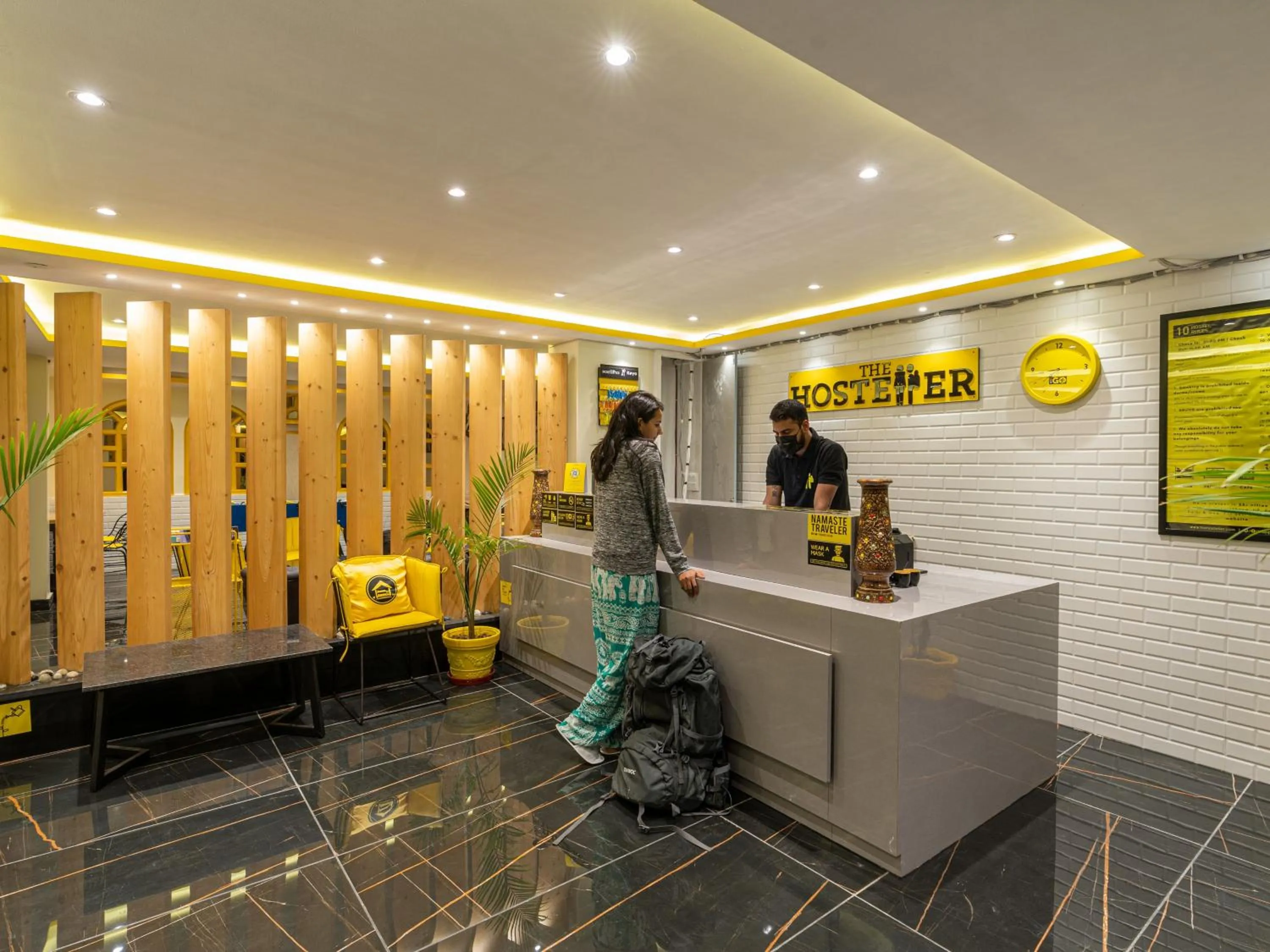 Lobby or reception in The Hosteller Shimla