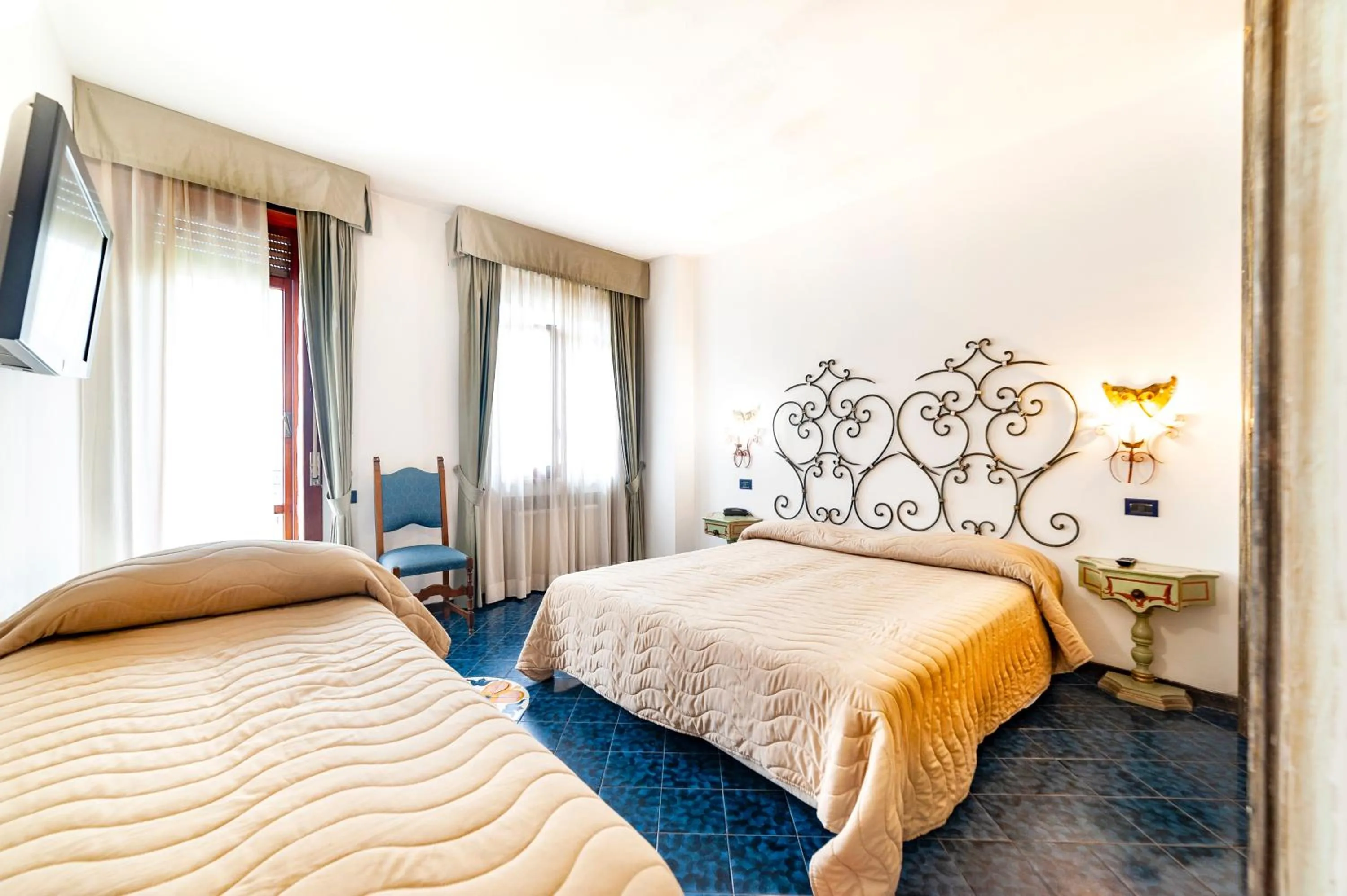 Bed in Hotel Terme Don Pepe