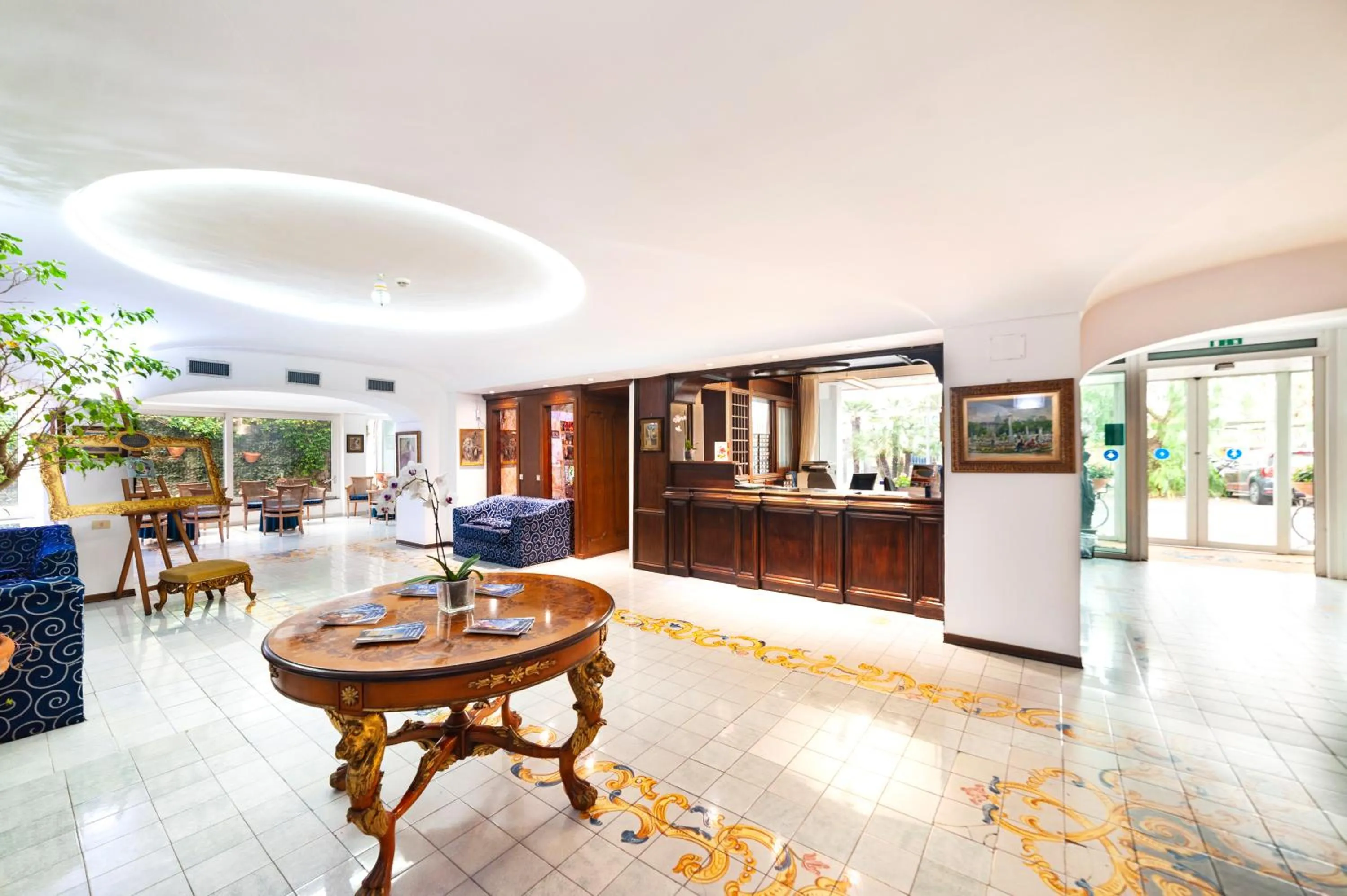 Lobby or reception in Hotel Terme Don Pepe