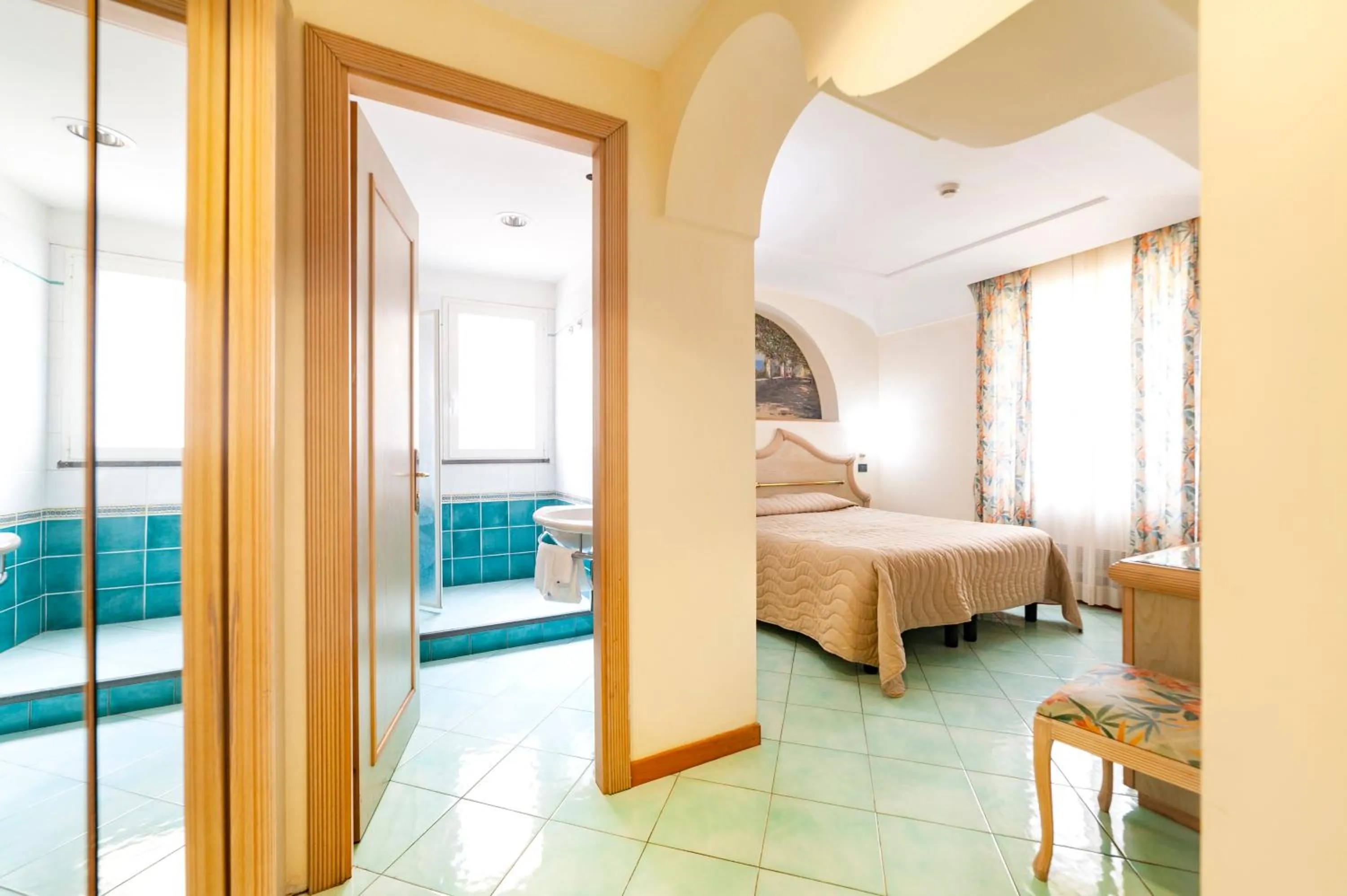 Bedroom, Bed in Hotel Terme Don Pepe