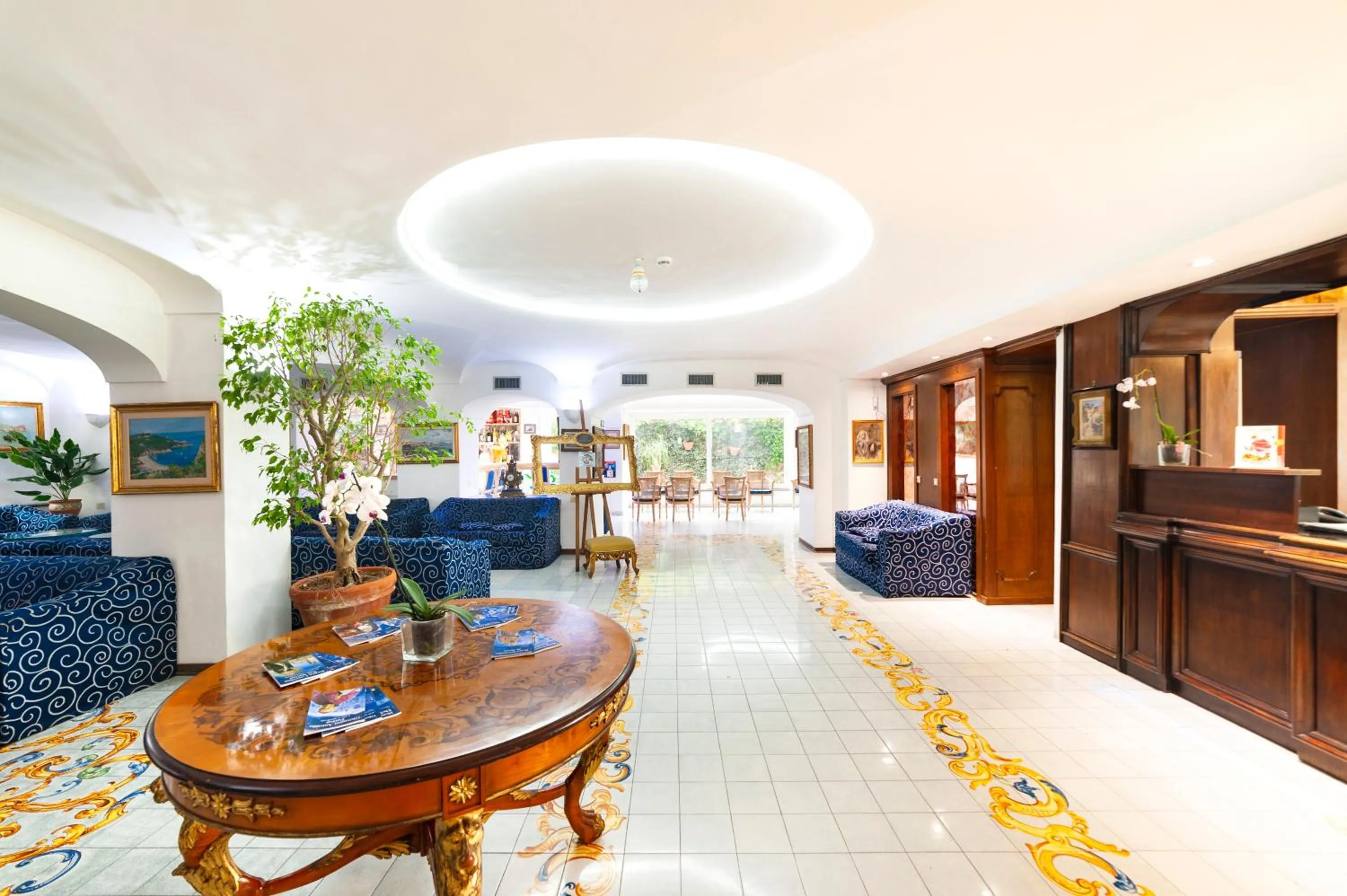 Lobby or reception in Hotel Terme Don Pepe