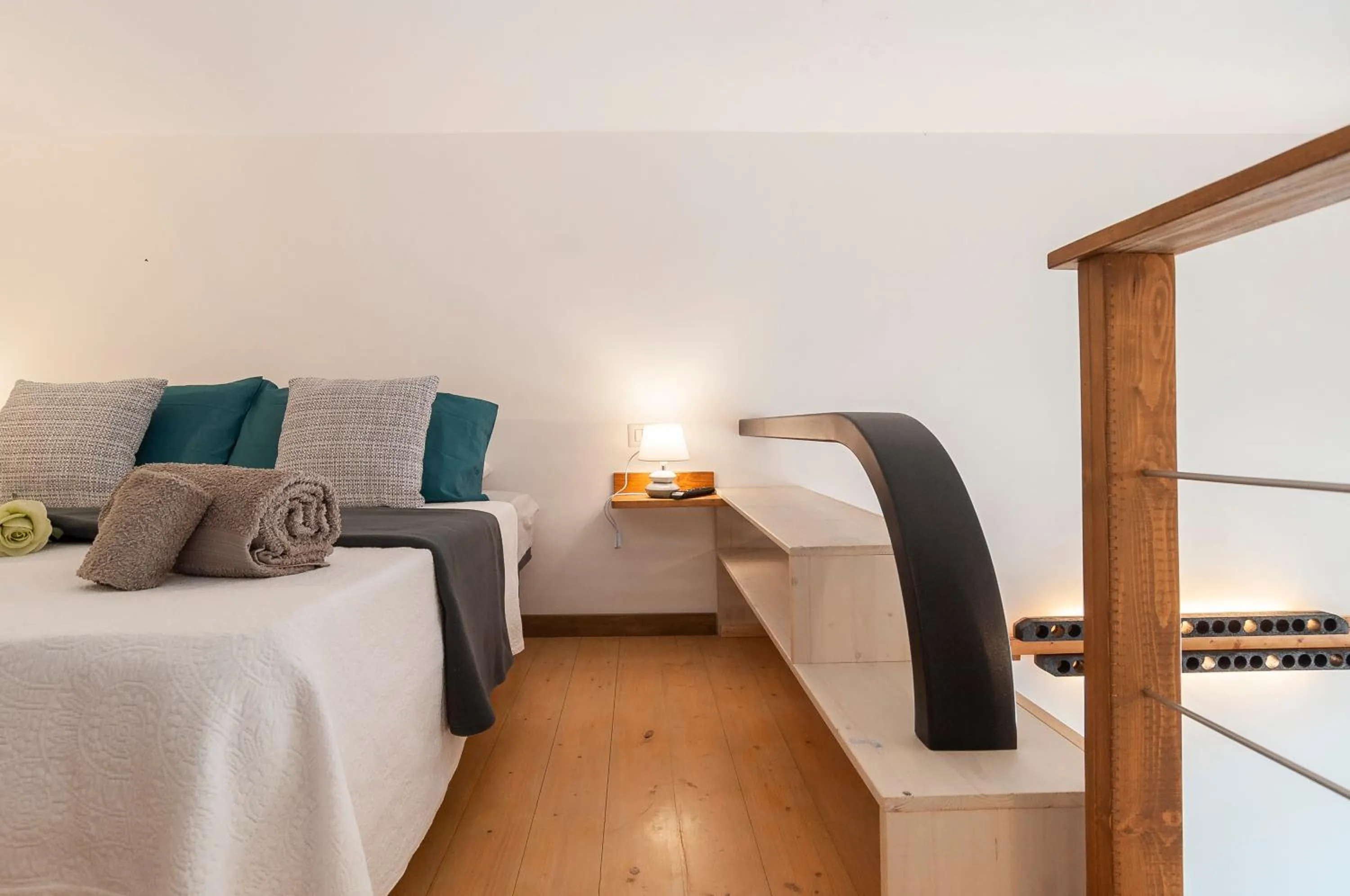 Bed in CIRCEO Holiday Houses