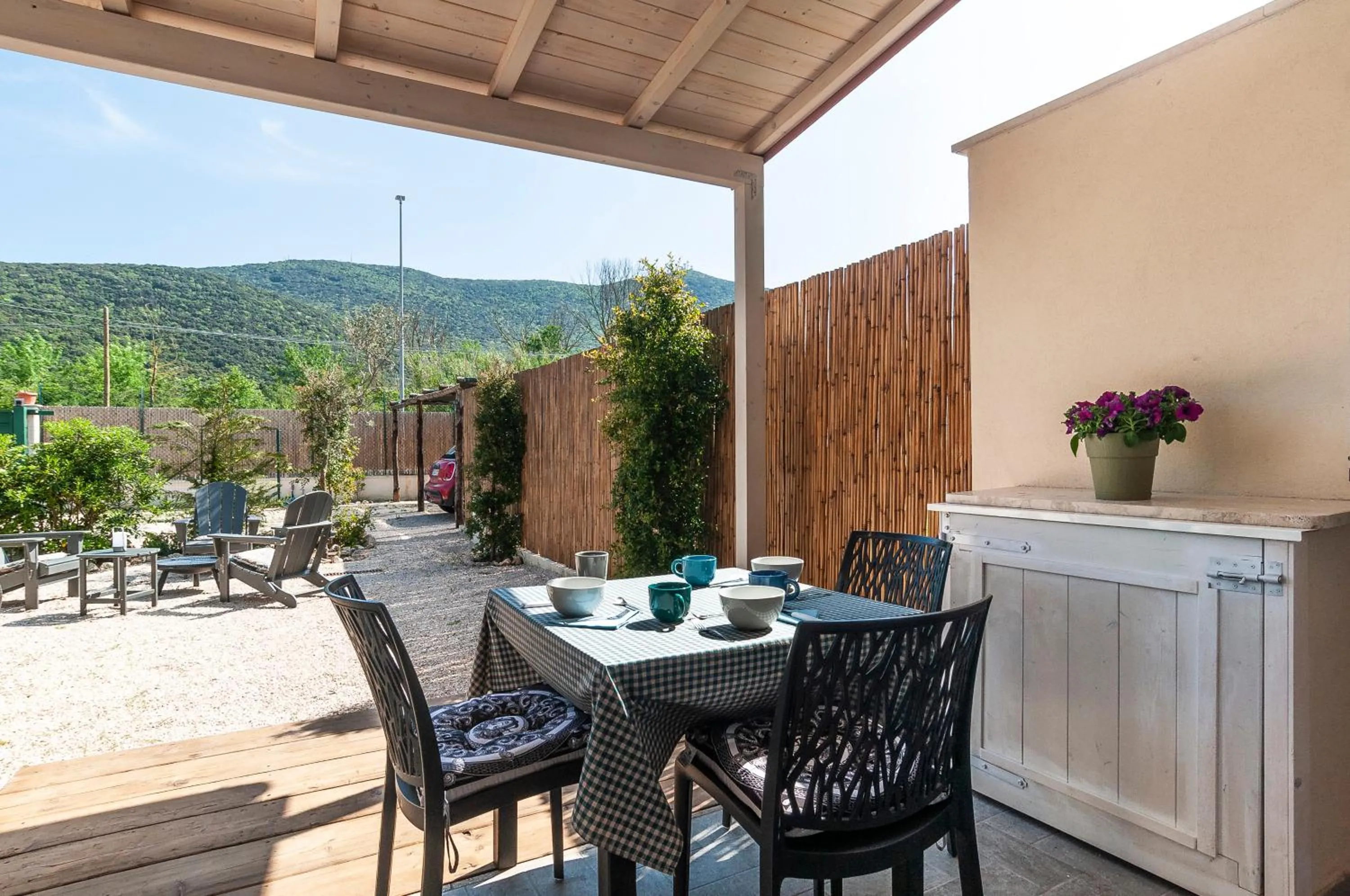 Patio in CIRCEO Holiday Houses