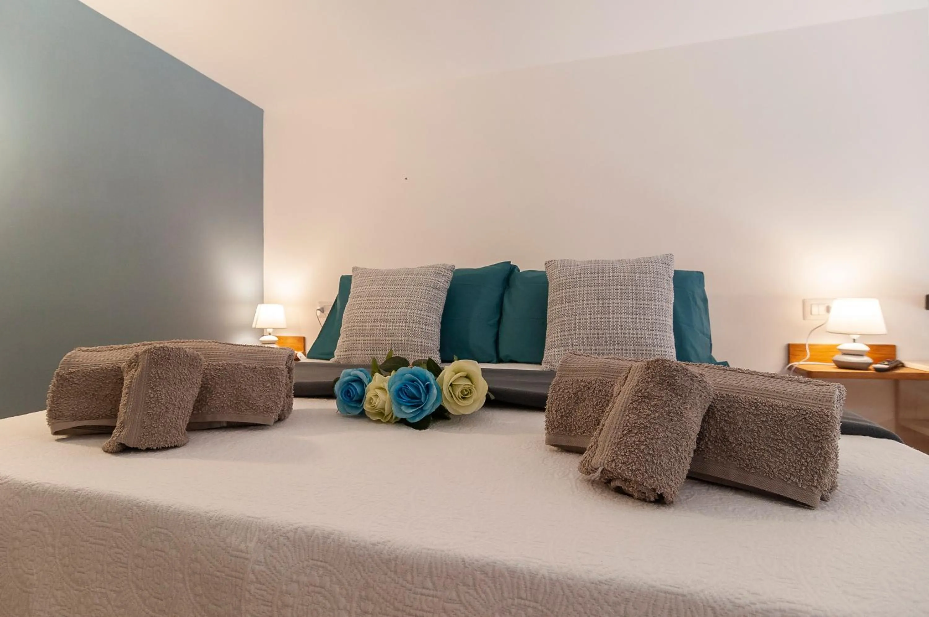 Bed in CIRCEO Holiday Houses