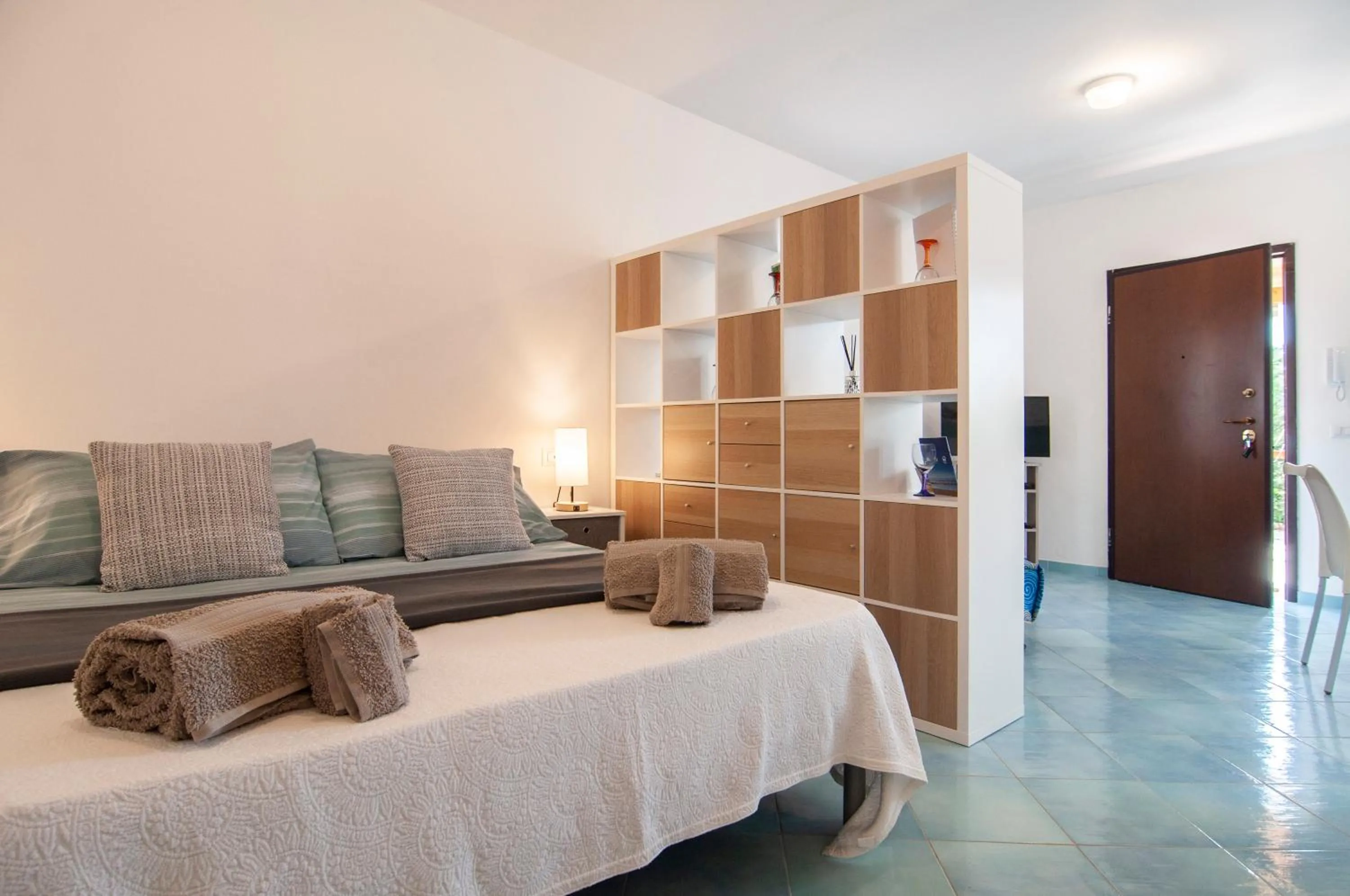 Bed in CIRCEO Holiday Houses