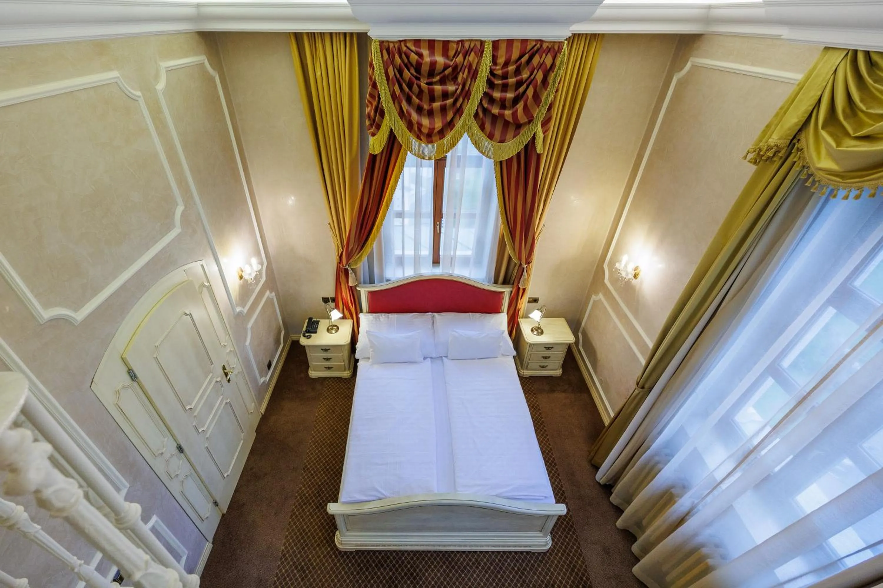 Bed in Hotel Château Cihelny