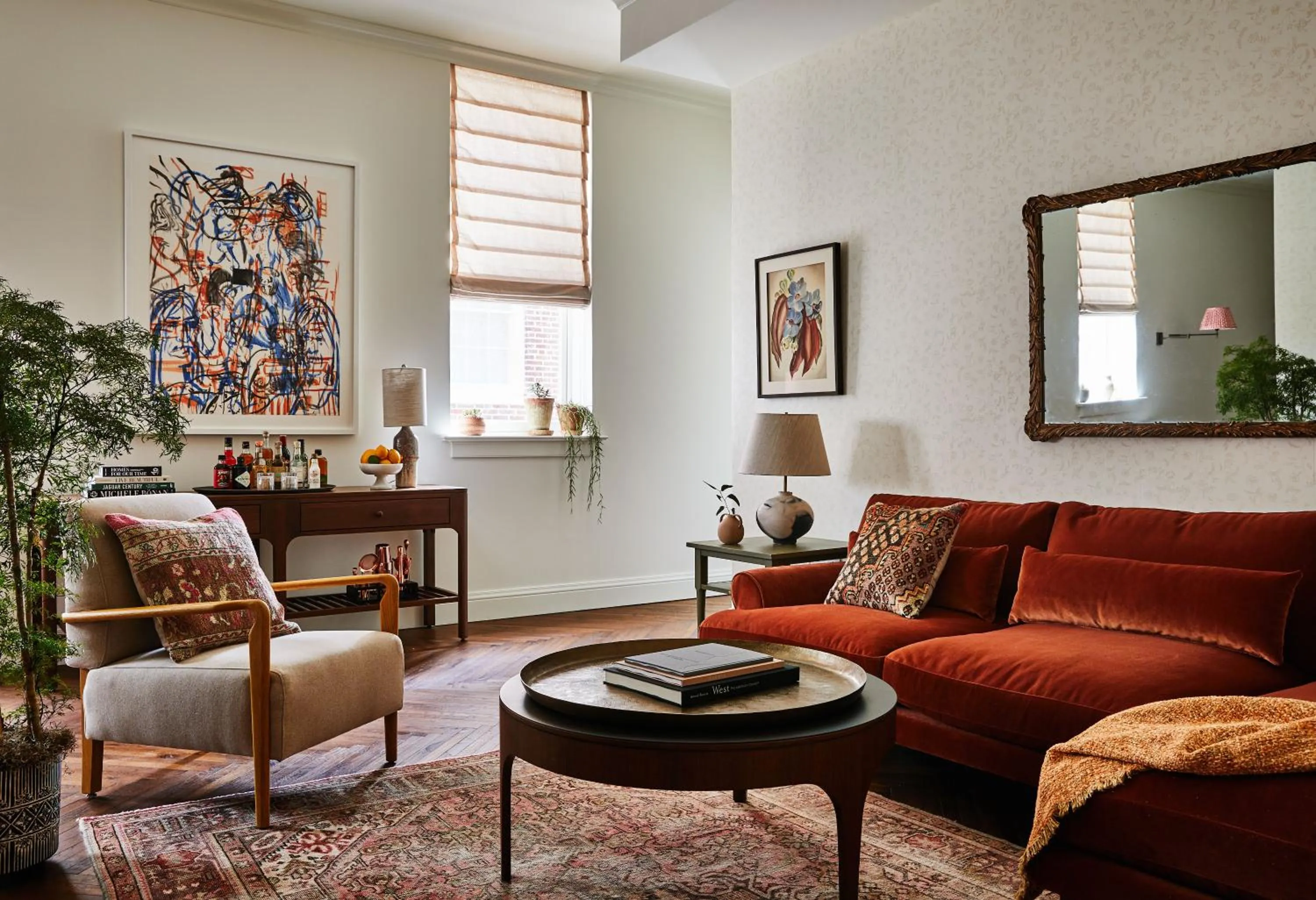 Living room in The Pinch Charleston