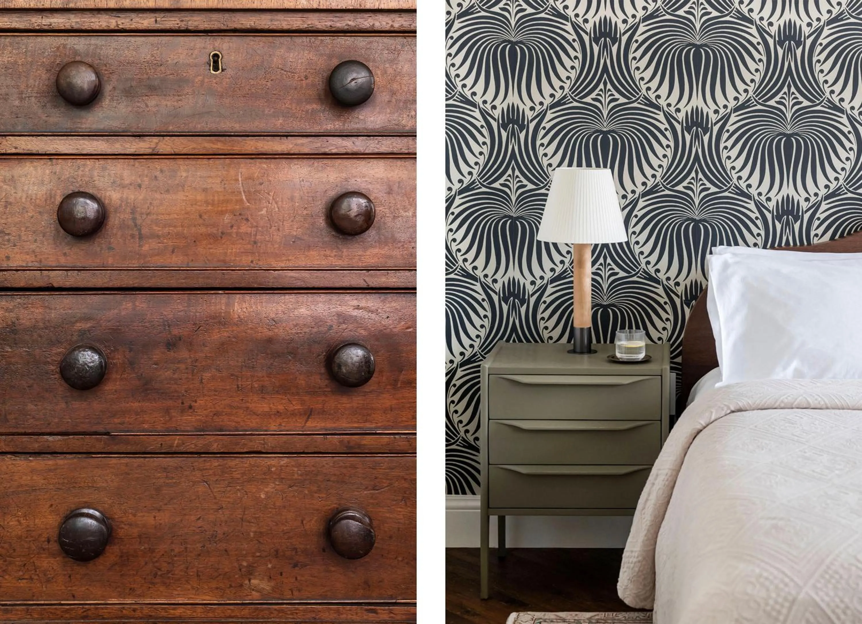 Decorative detail, Bed in The Pinch Charleston