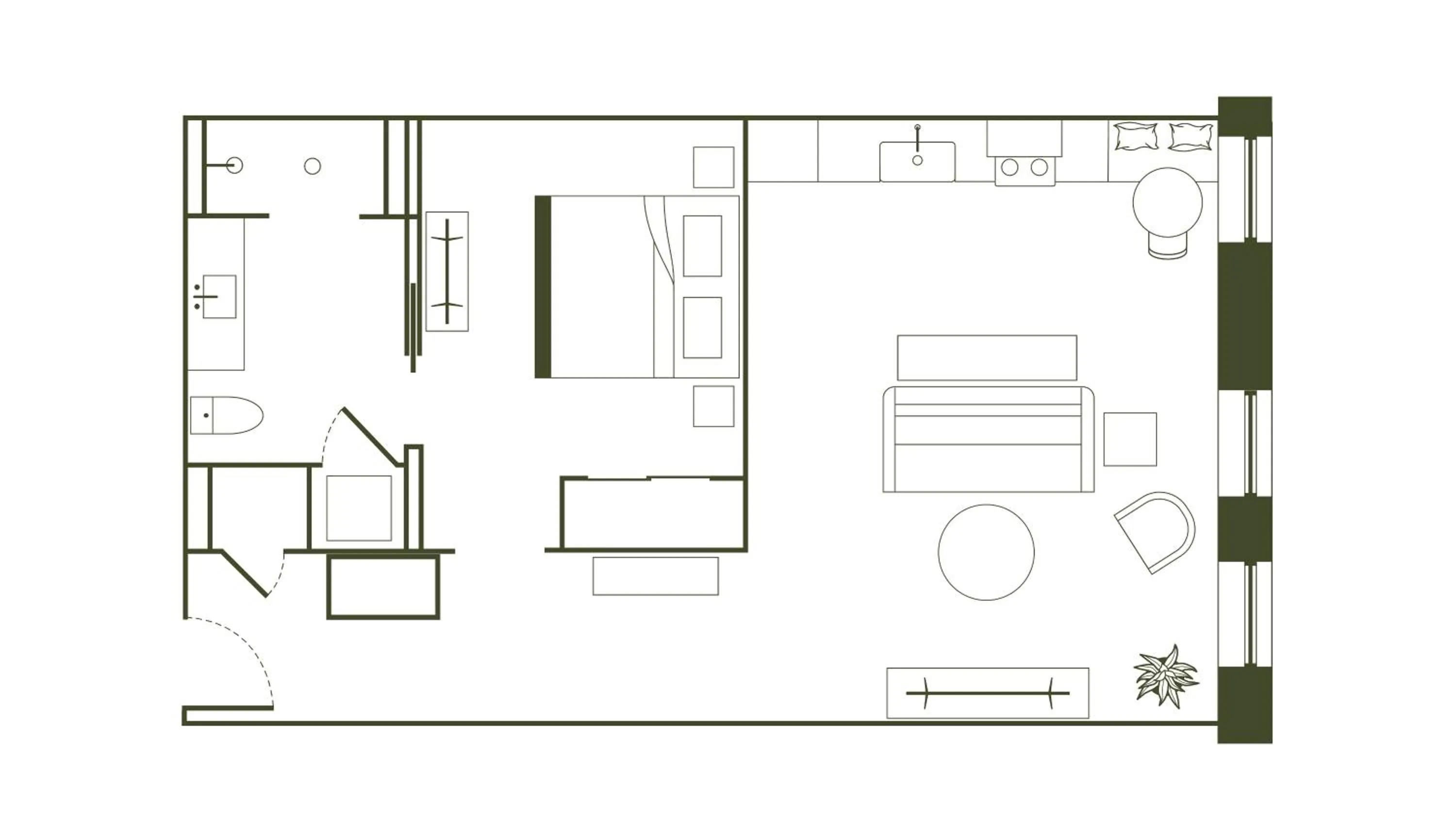 Floor plan in The Pinch Charleston