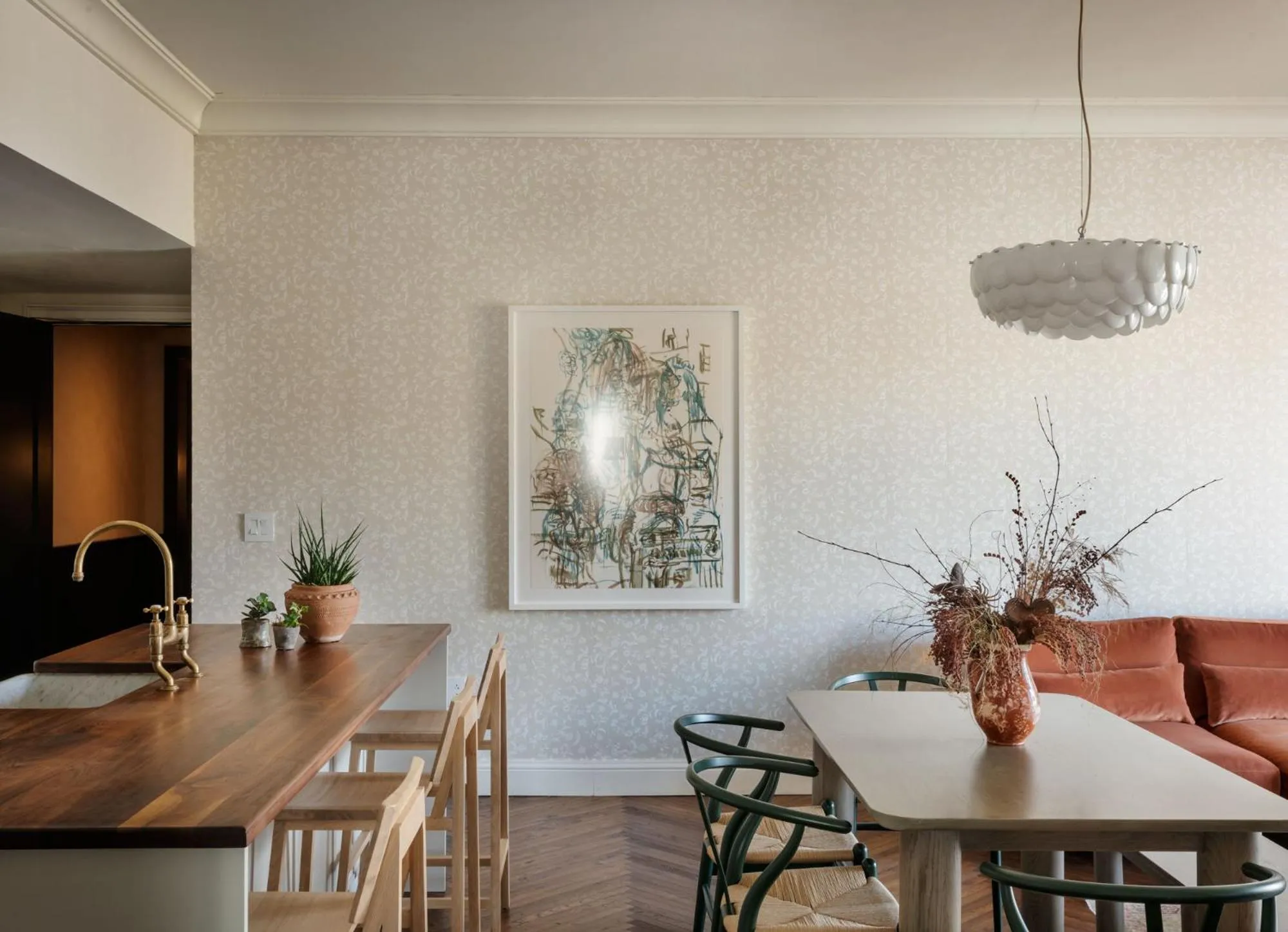 Living room in The Pinch Charleston