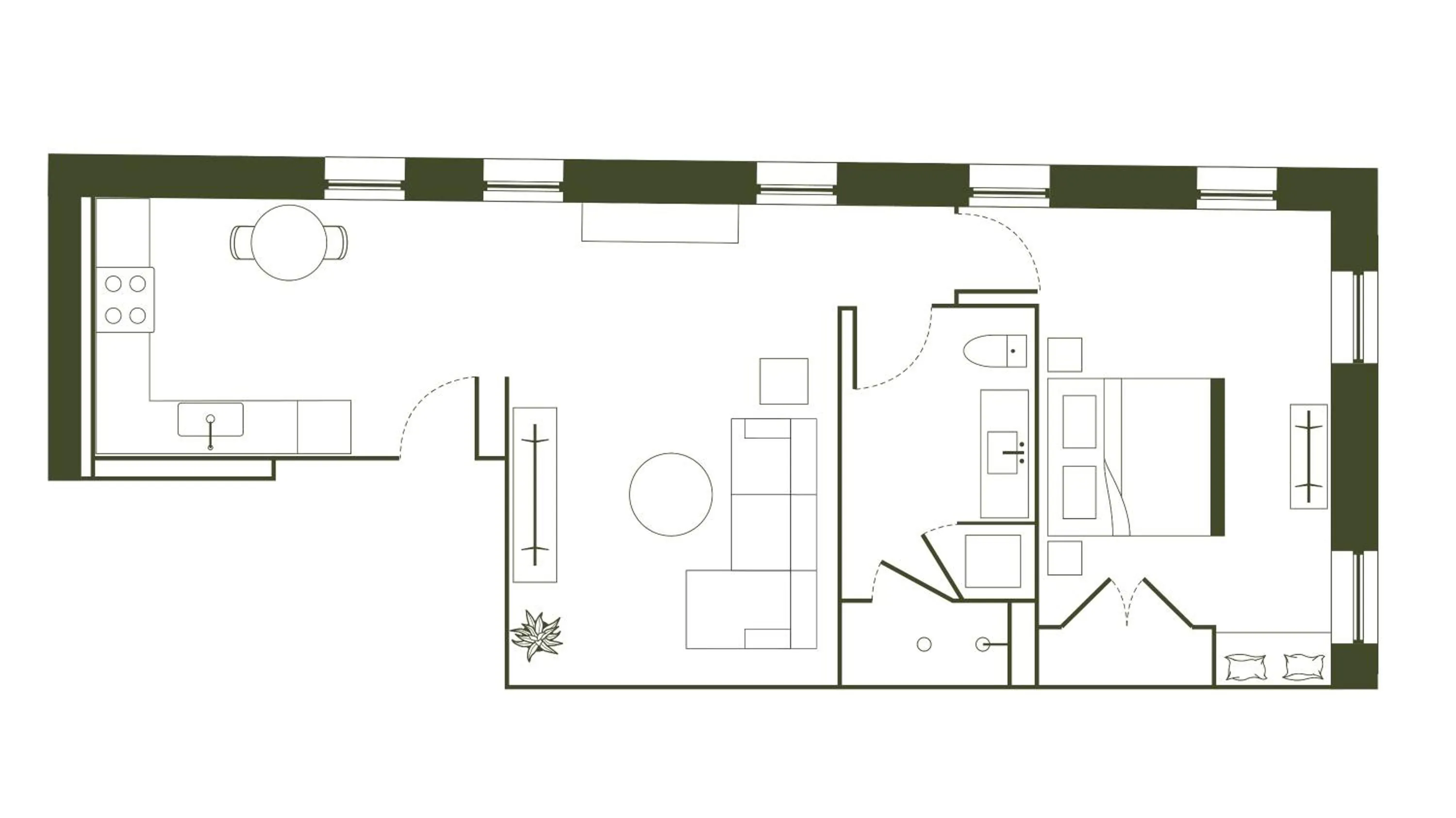 Floor plan in The Pinch Charleston