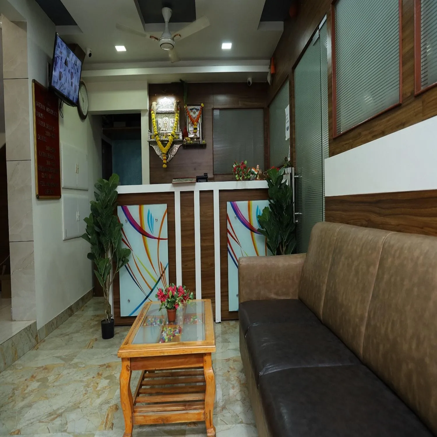 Lobby or reception in Hotel Satyam Residency
