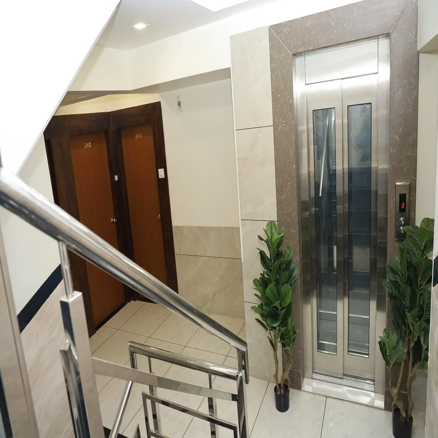 elevator in Hotel Satyam Residency