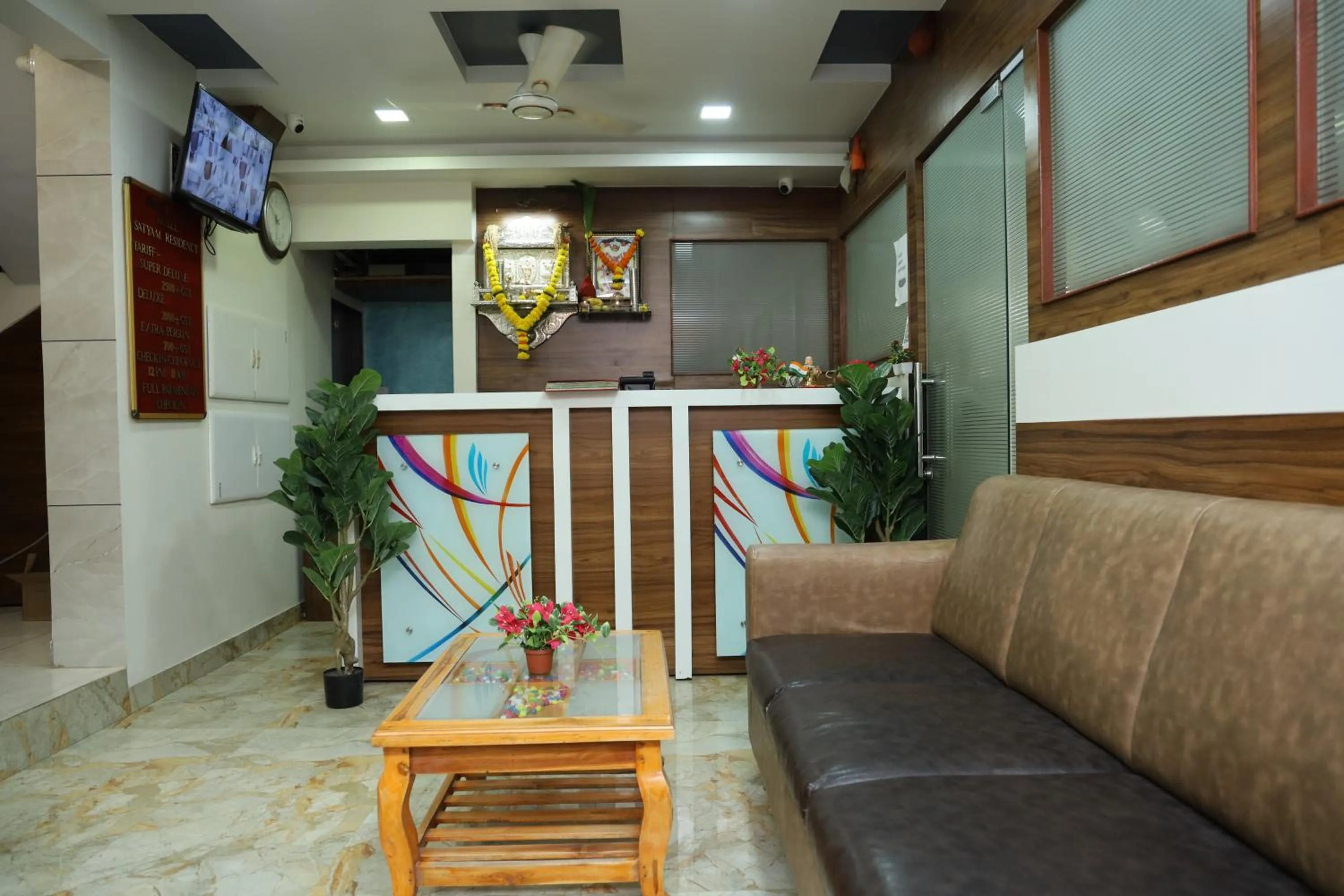 Lobby or reception in Hotel Satyam Residency