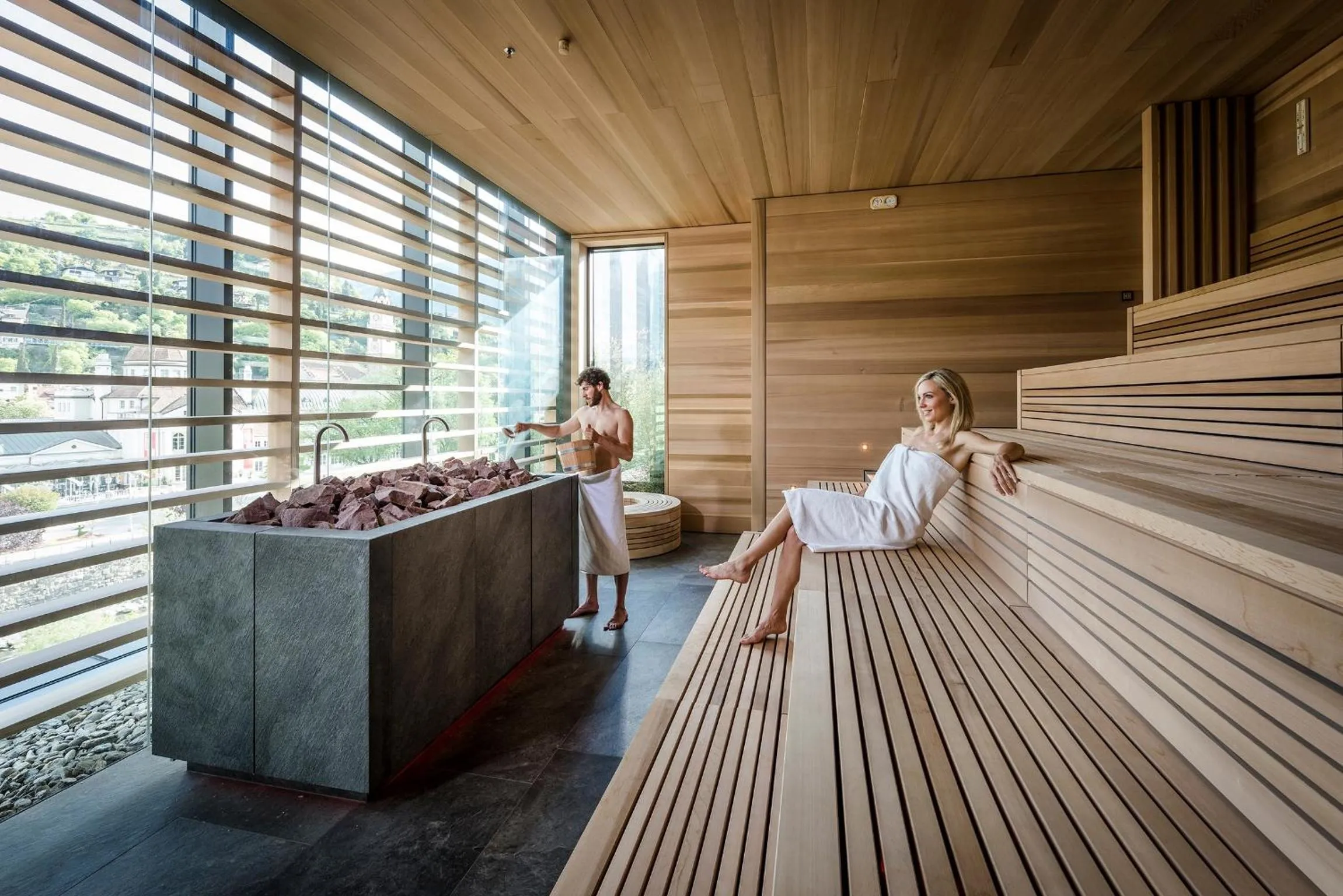 Sauna in Hotel Therme Meran - Terme Merano
