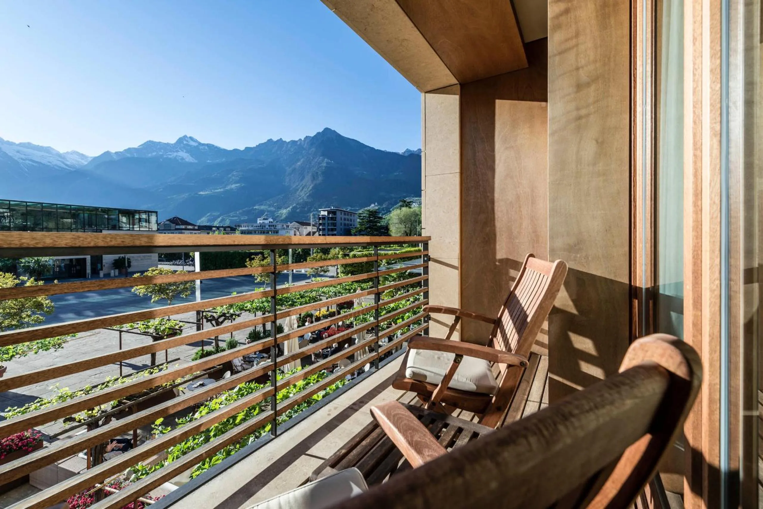 Facade/entrance in Hotel Therme Meran - Terme Merano