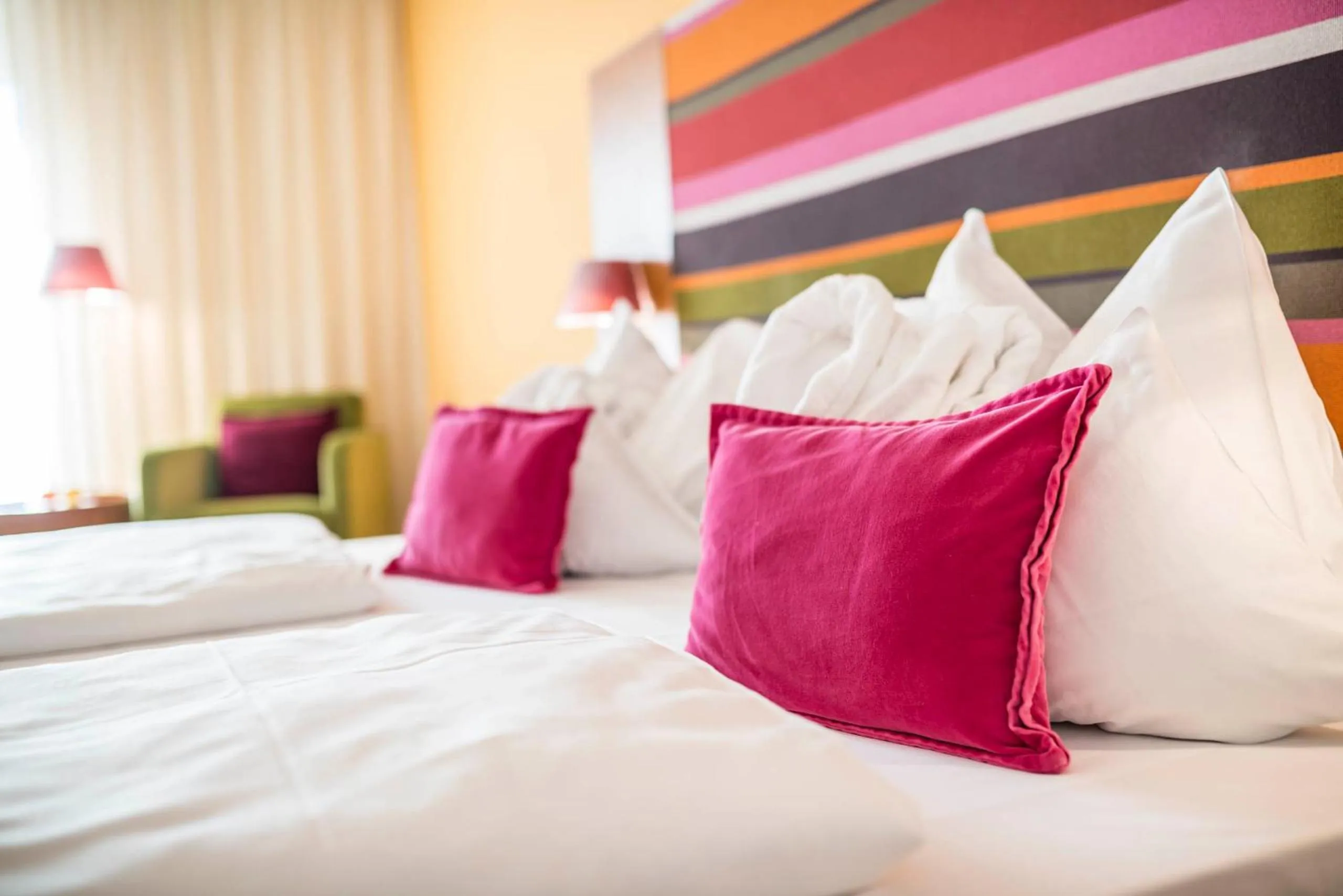 Decorative detail, Bed in Hotel Therme Meran - Terme Merano