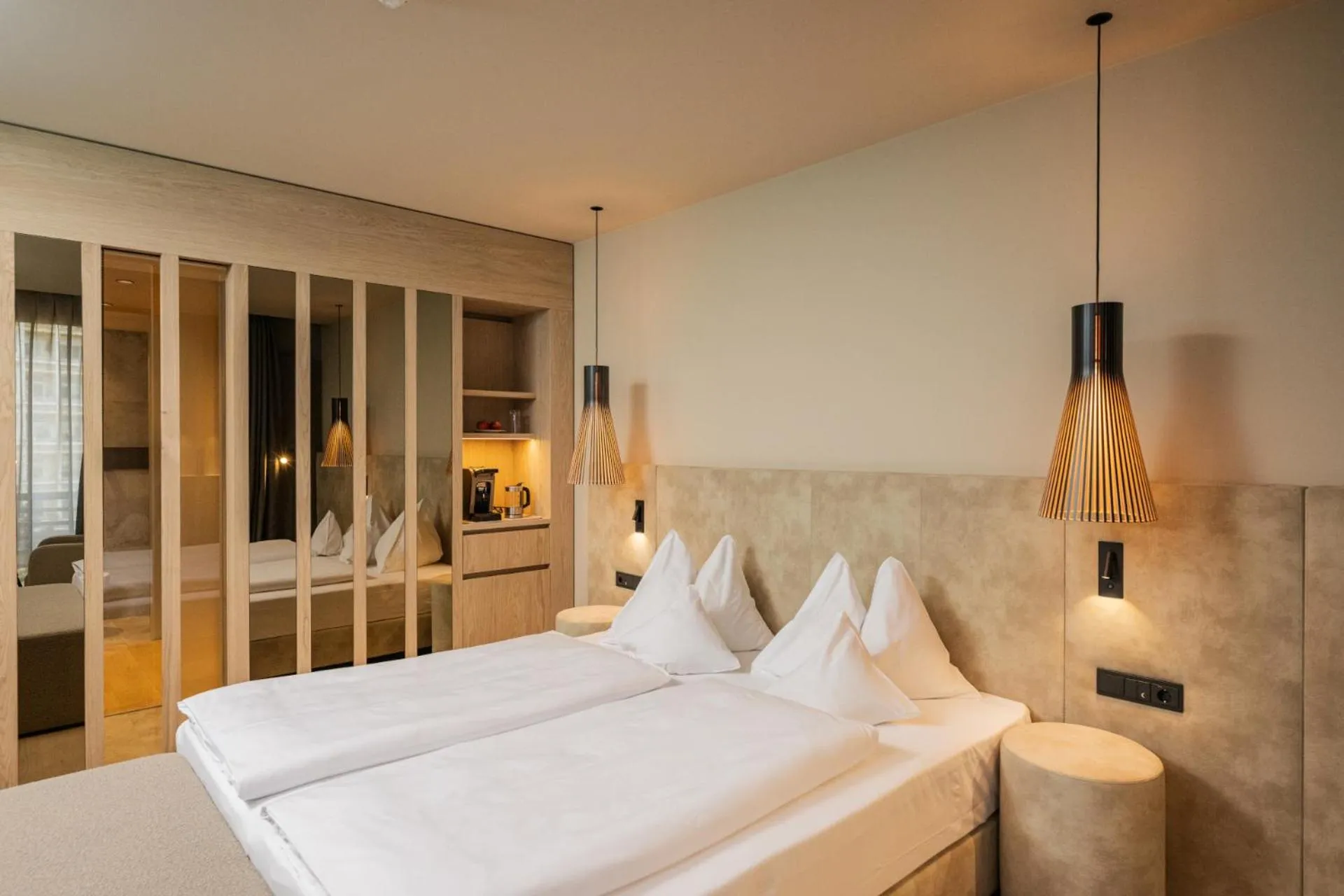 Bedroom, Bed in Hotel Therme Meran - Terme Merano