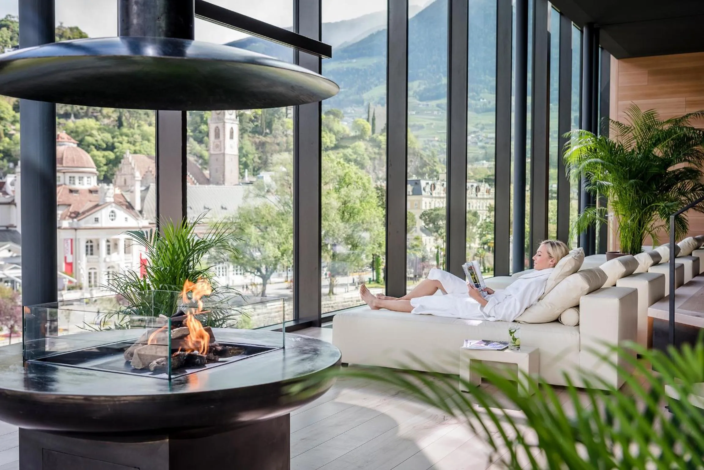 Spa and wellness centre/facilities in Hotel Therme Meran - Terme Merano