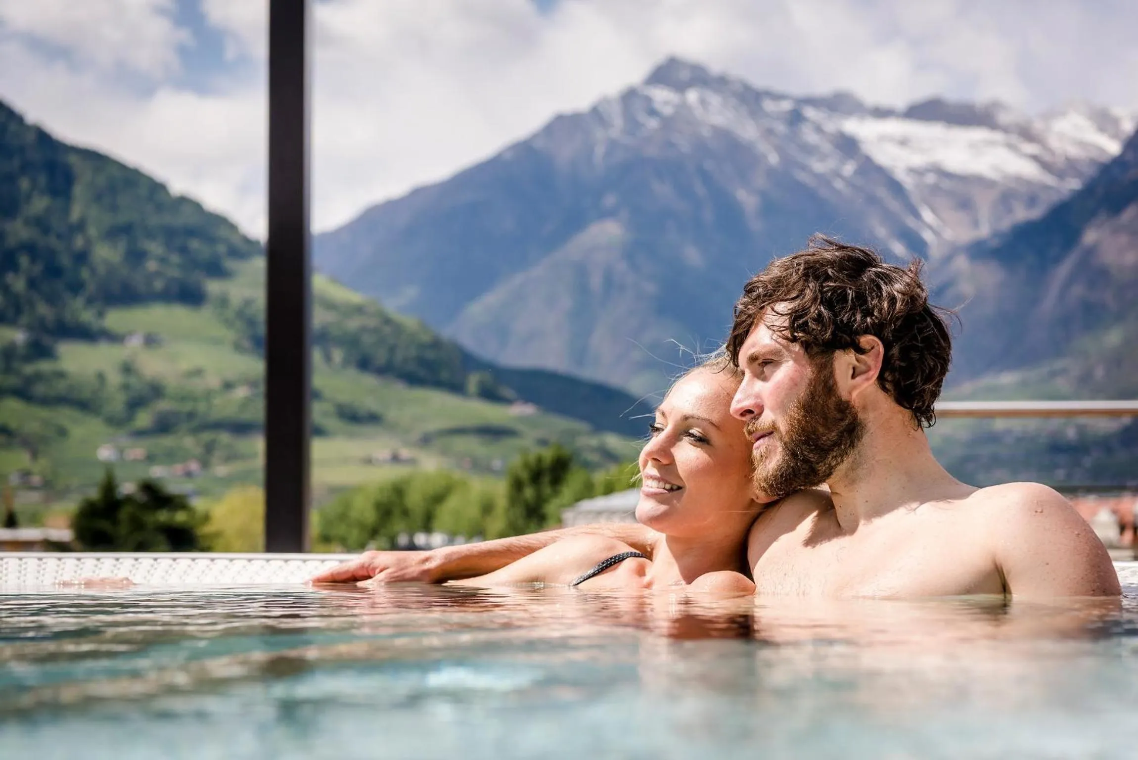 Hot Tub in Hotel Therme Meran - Terme Merano