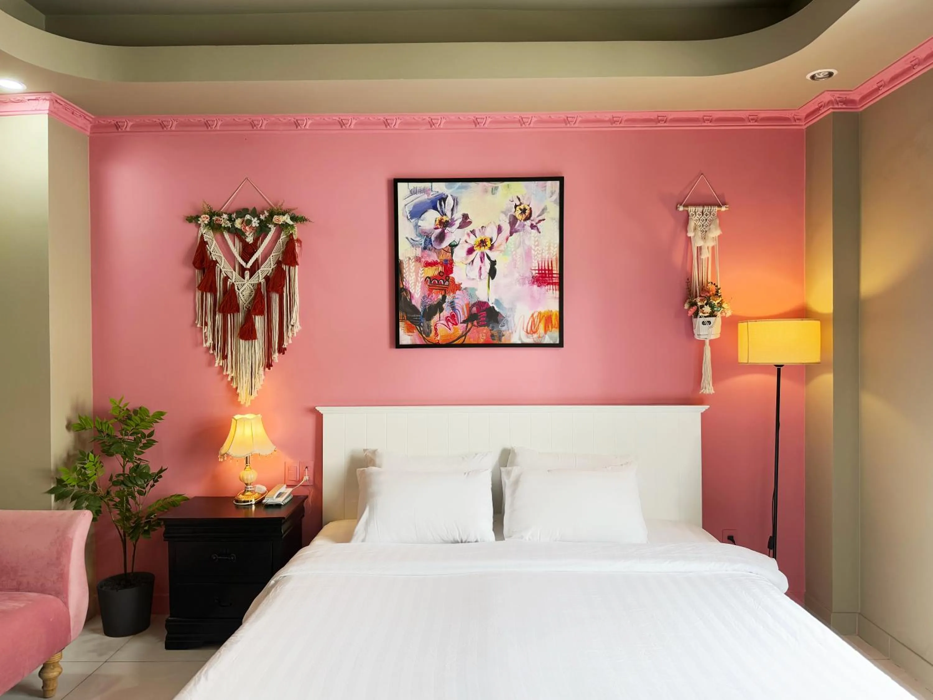 Bed in La Casona Hotel