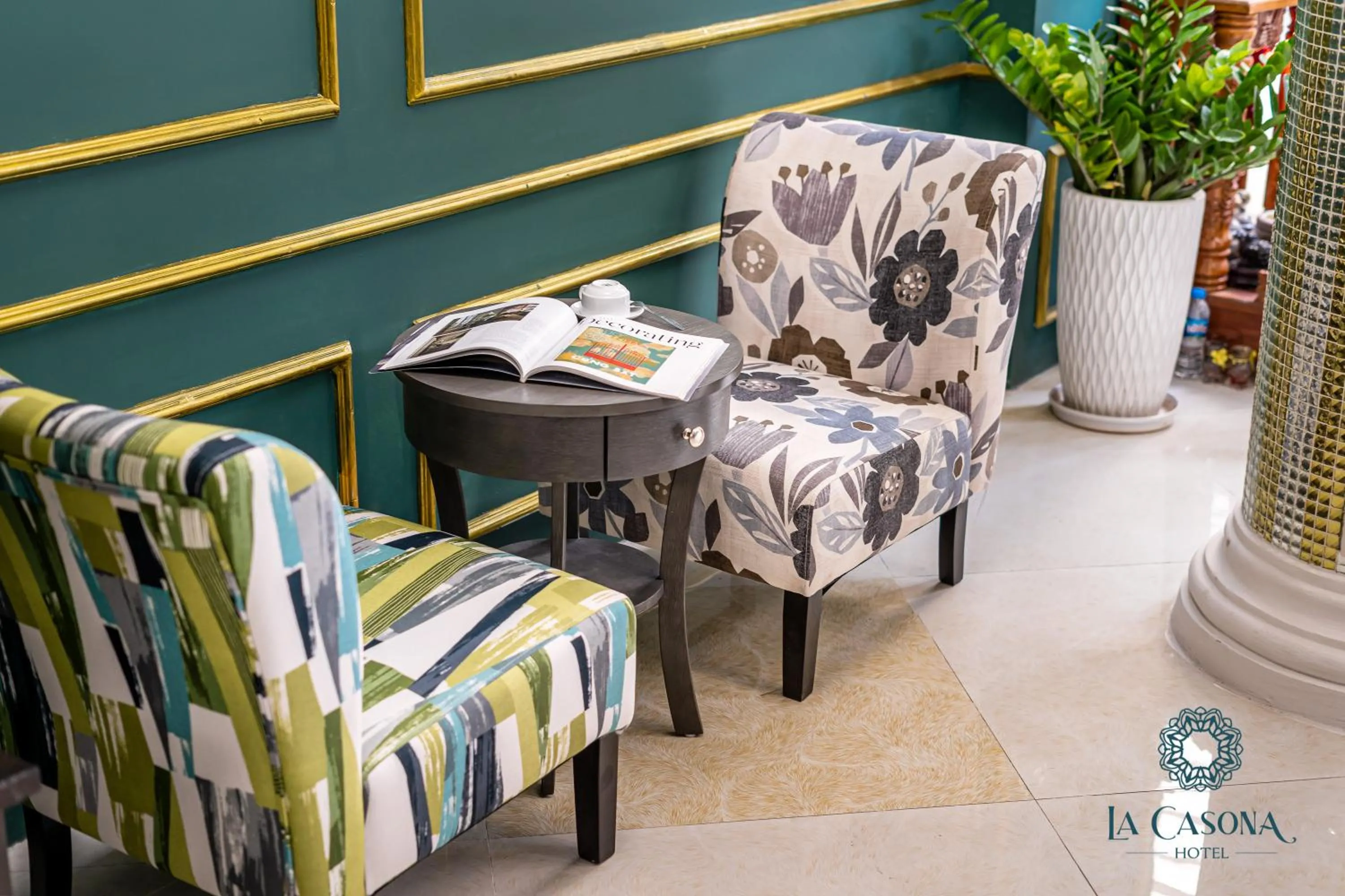 Decorative detail in La Casona Hotel