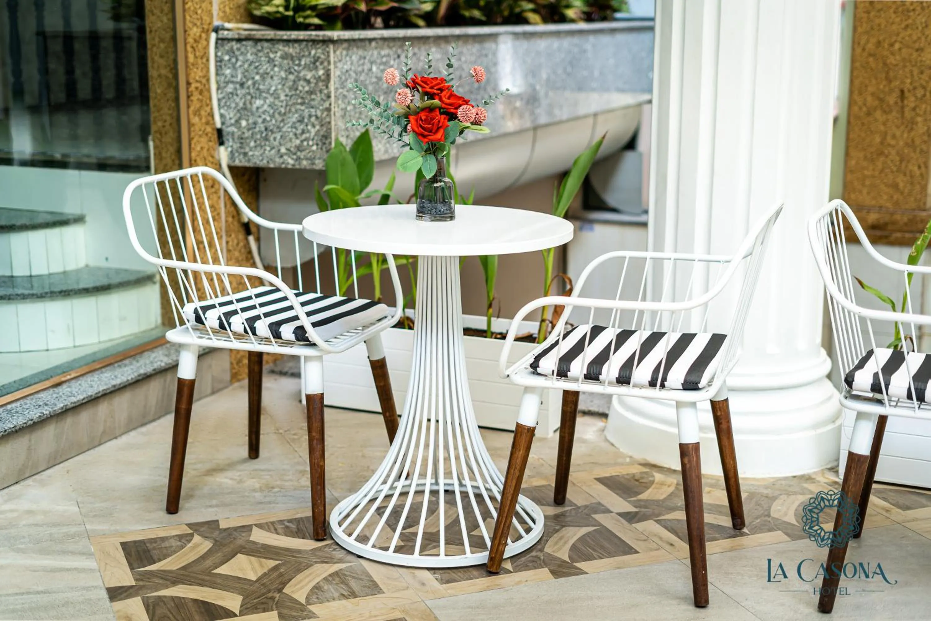 Decorative detail in La Casona Hotel