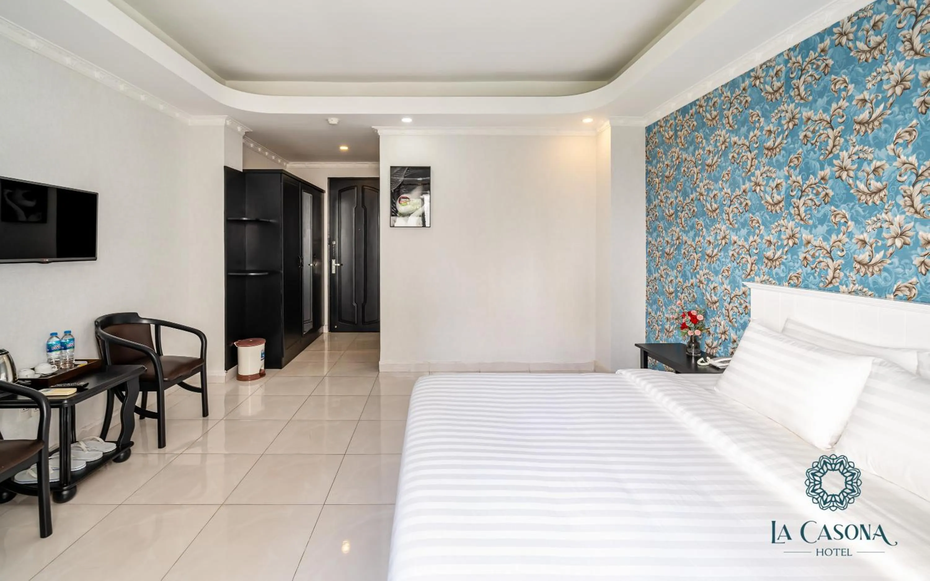 Bed in La Casona Hotel