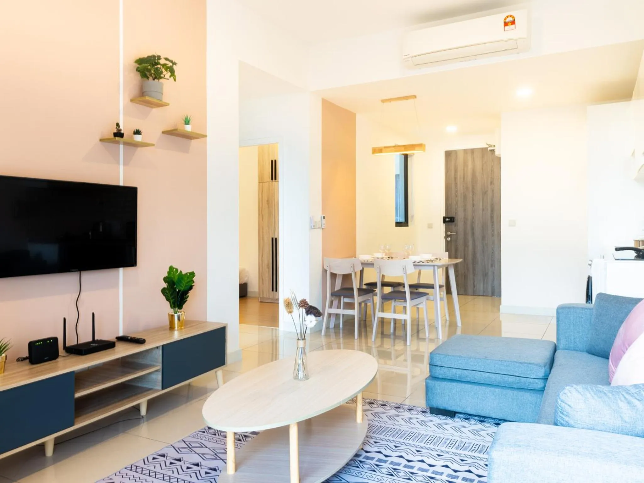 Living room in Greystone Continew Residensi