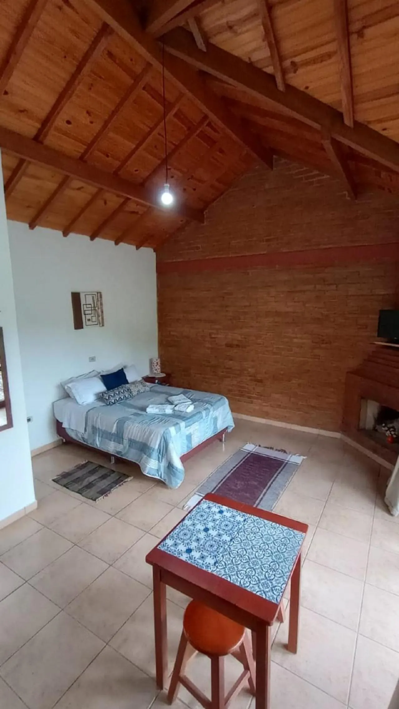 Bed in Pousada Vitória