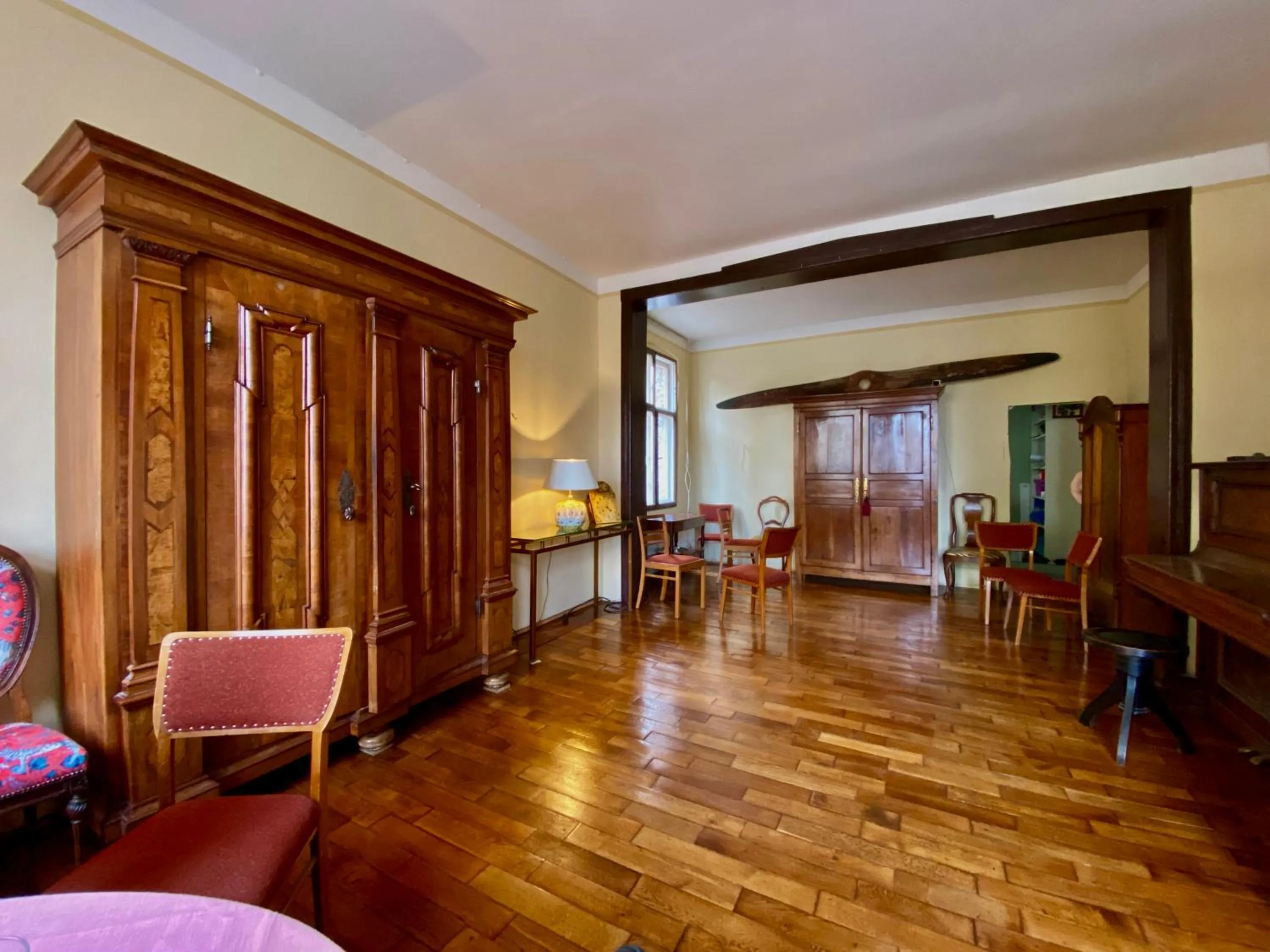 Living room in norddeutscher Hof - Kutscherstation