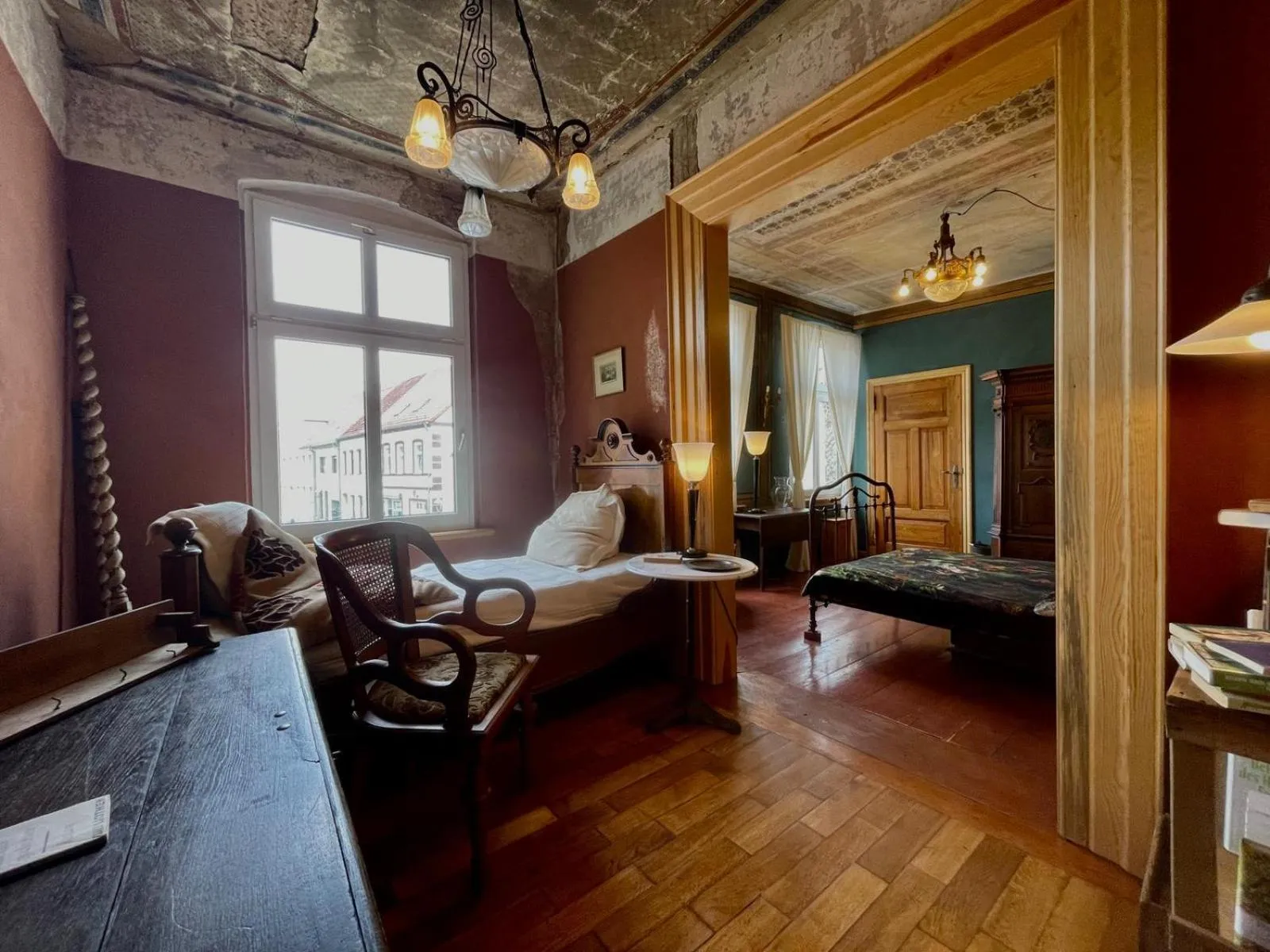 Bed in norddeutscher Hof - Kutscherstation