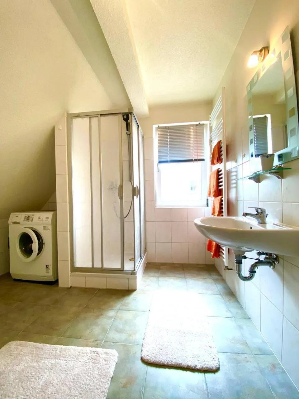 Bathroom in norddeutscher Hof - Kutscherstation