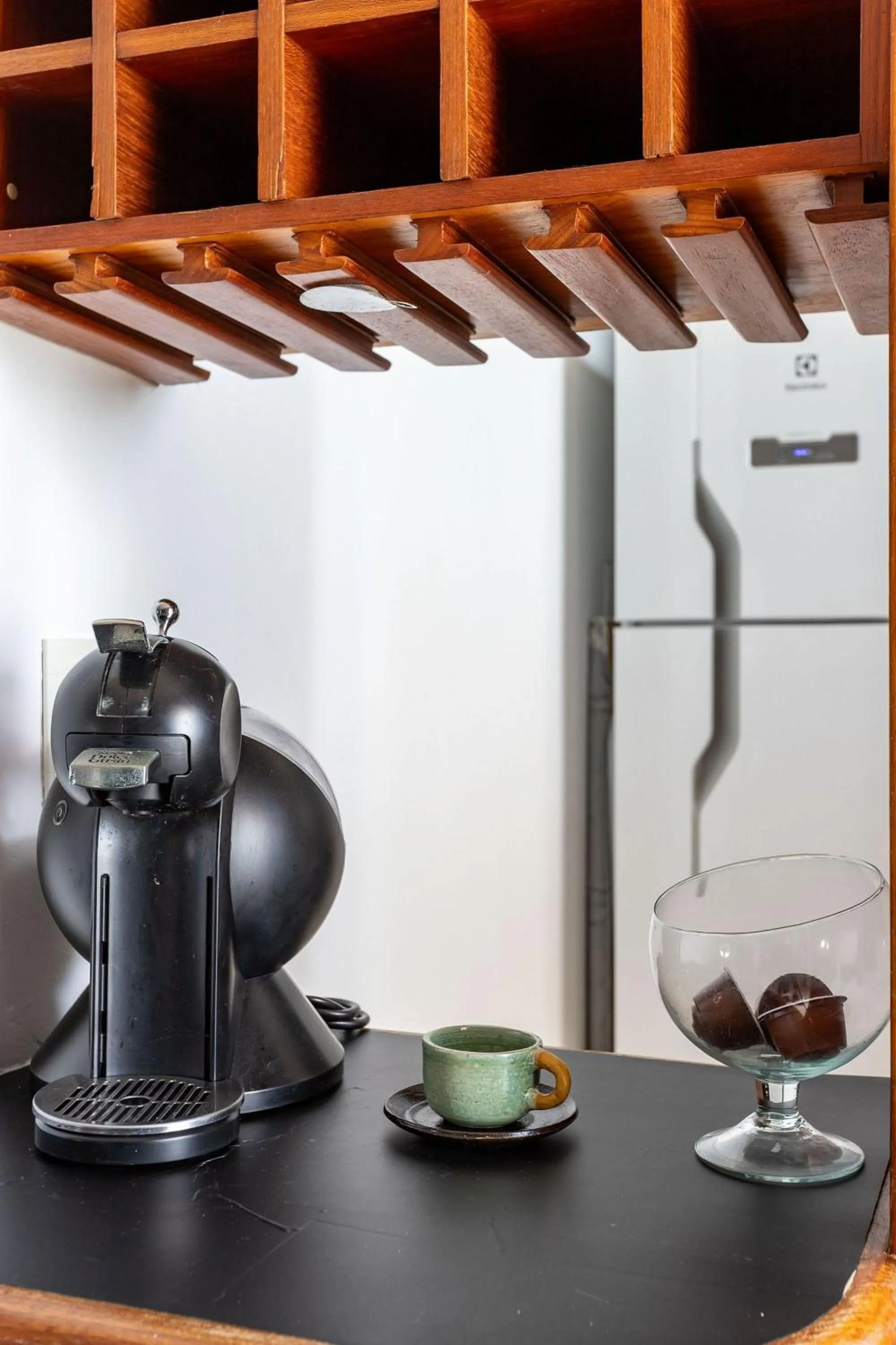 Coffee/tea facilities in Rental Home Barra Palace Vista para o mar