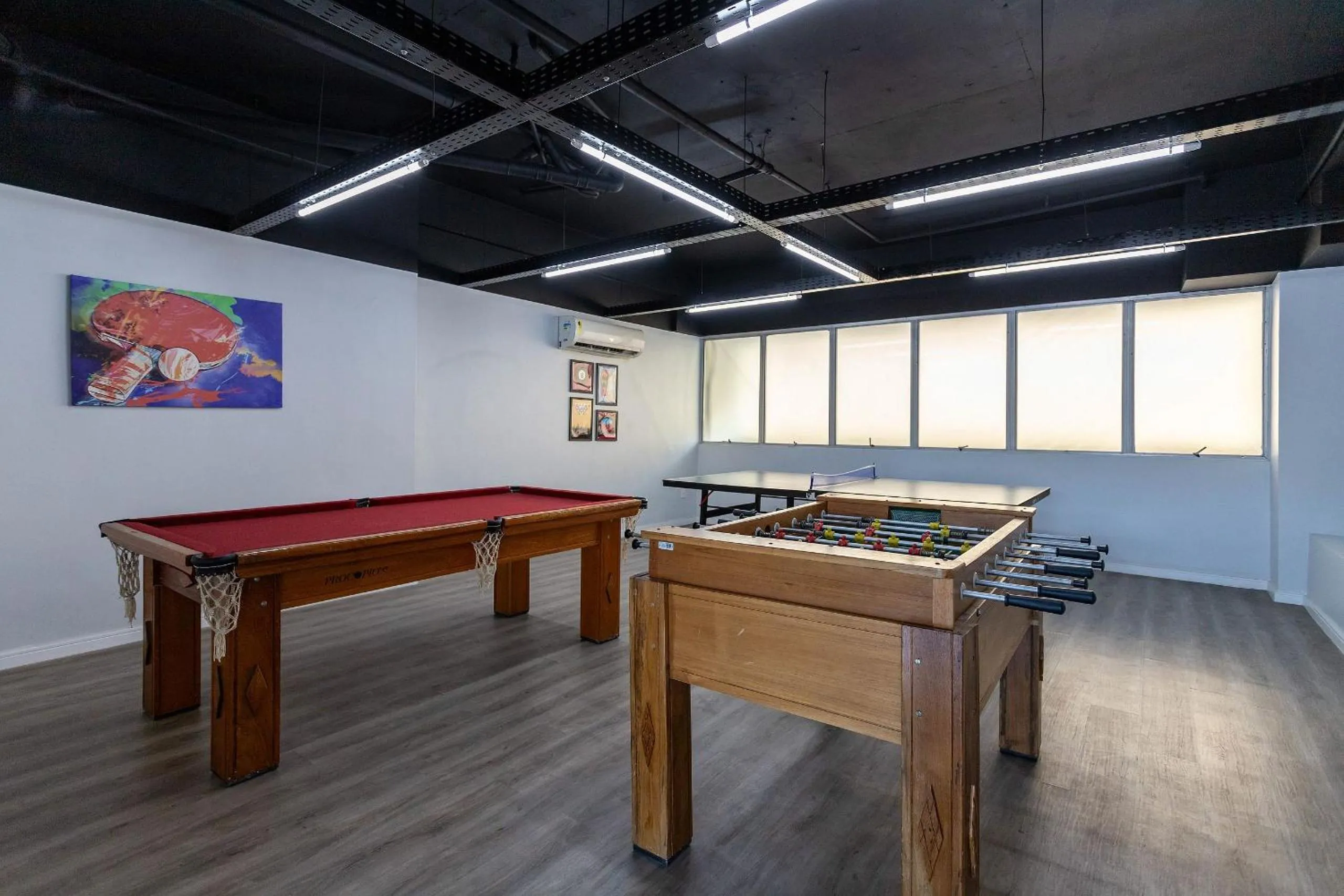 Billiard in Rental Home Barra Palace Vista para o mar