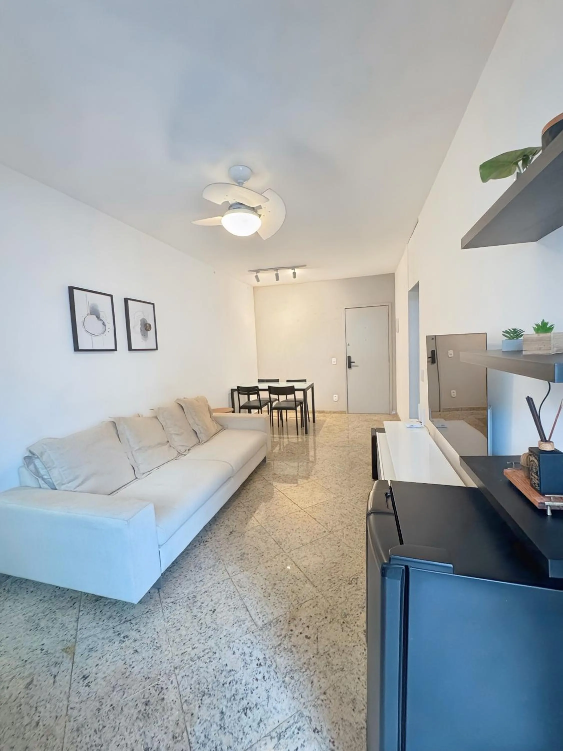 Living room in Rental Home Barra Palace Vista para o mar