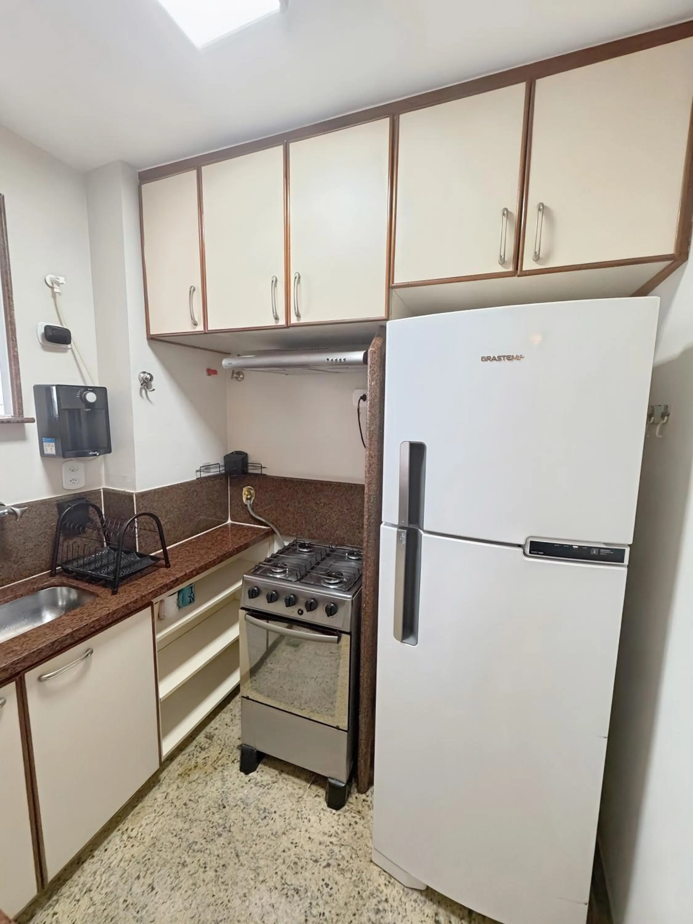 Kitchen or kitchenette in Rental Home Barra Palace Vista para o mar