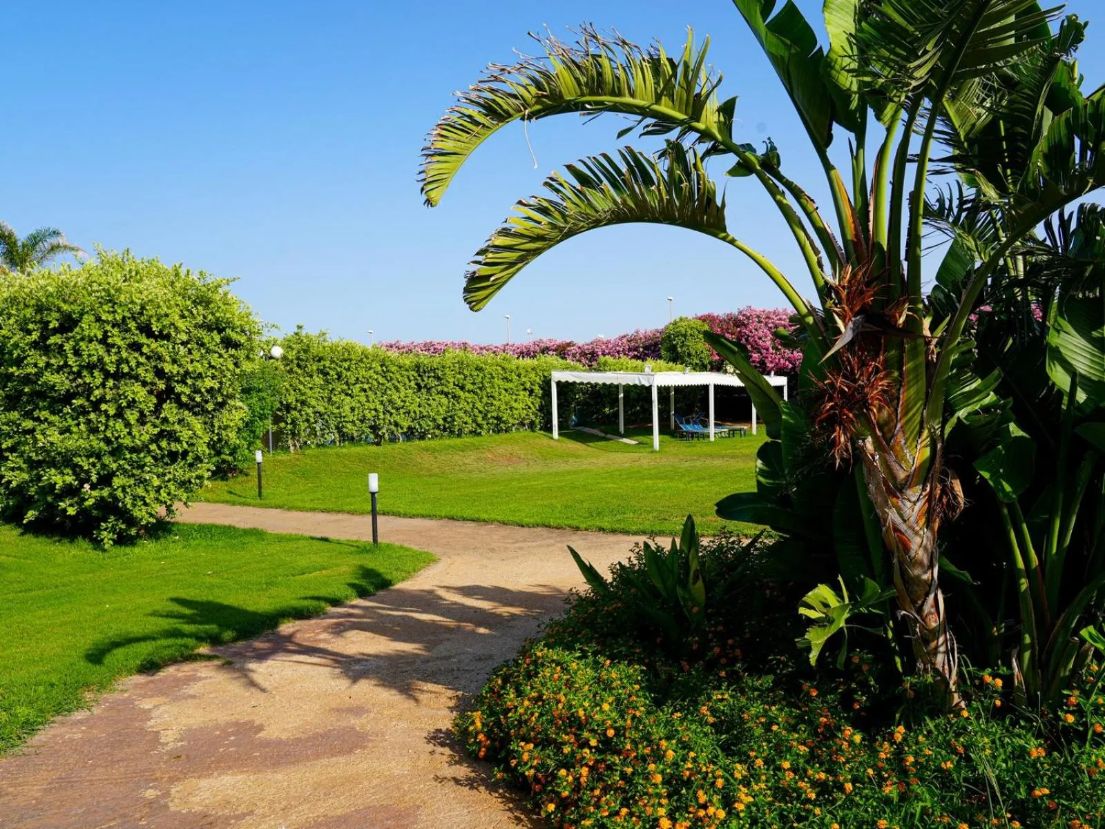 Inner courtyard view in GH Baraka Village